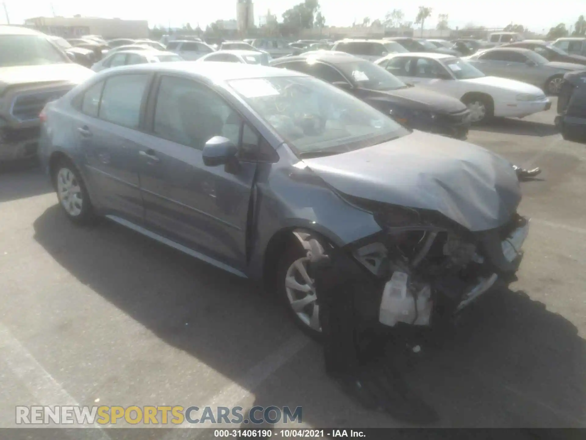 1 Photograph of a damaged car 5YFEPRAEXLP035428 TOYOTA COROLLA 2020