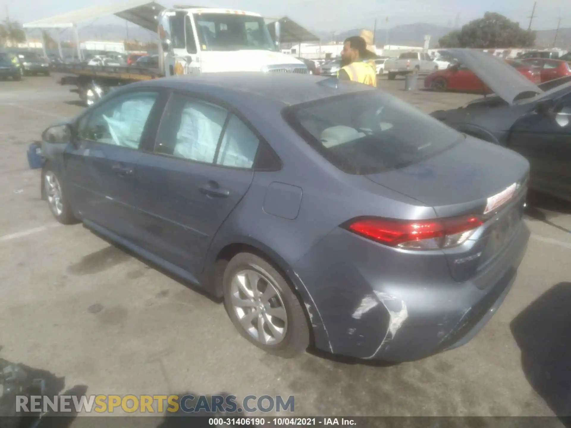 3 Photograph of a damaged car 5YFEPRAEXLP035428 TOYOTA COROLLA 2020