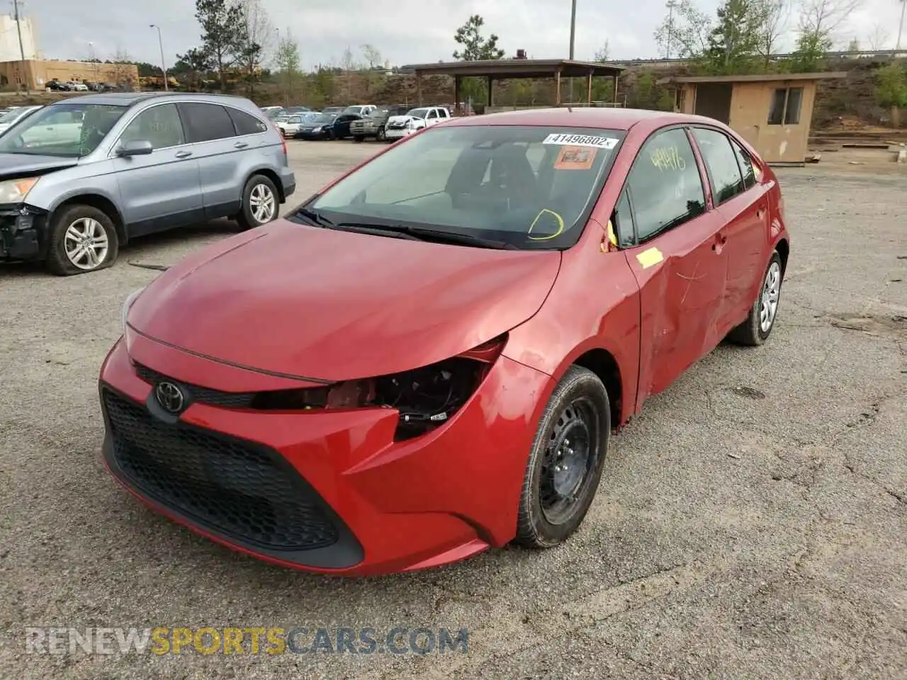 2 Photograph of a damaged car 5YFEPRAEXLP035669 TOYOTA COROLLA 2020