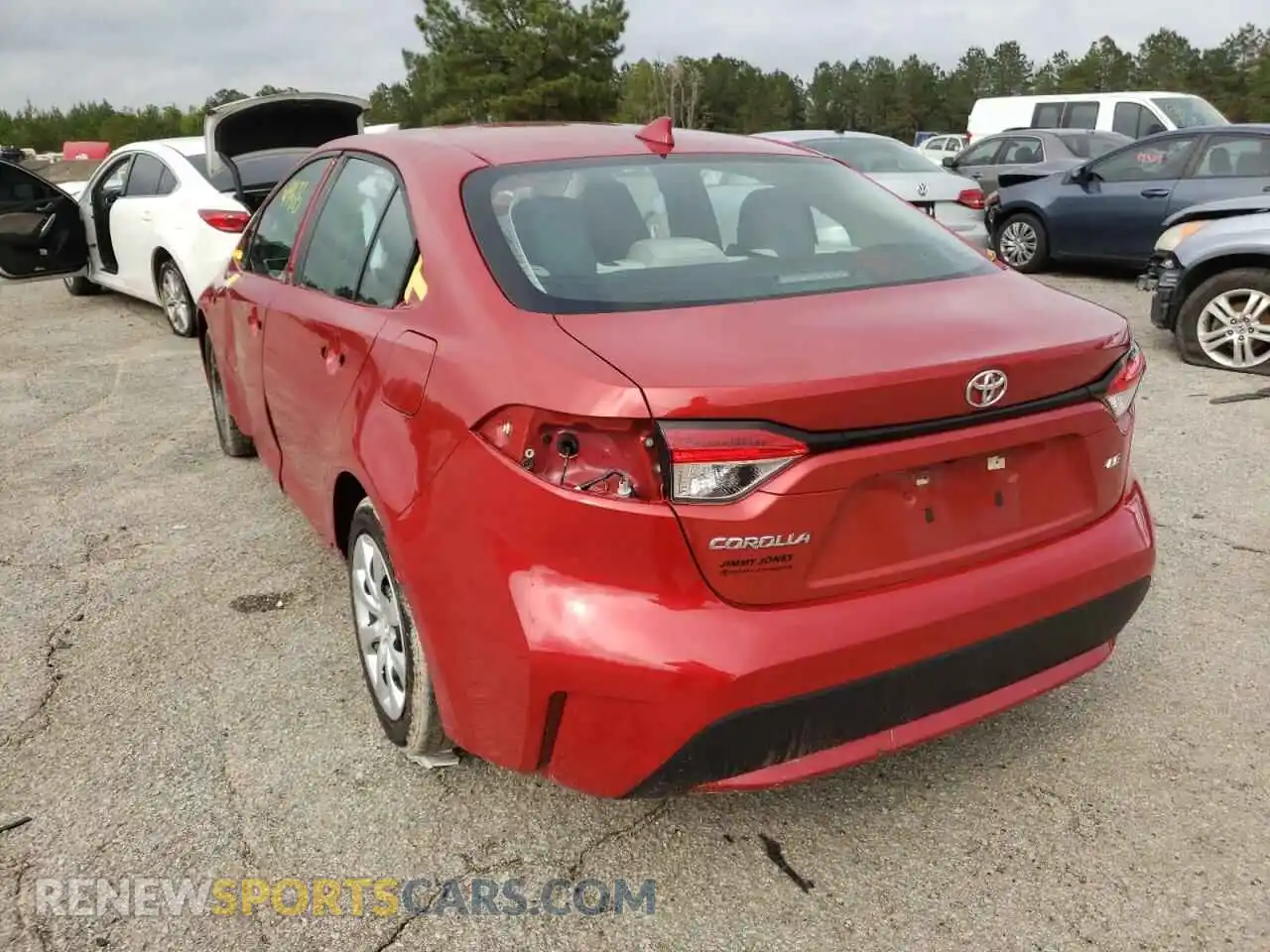 3 Photograph of a damaged car 5YFEPRAEXLP035669 TOYOTA COROLLA 2020