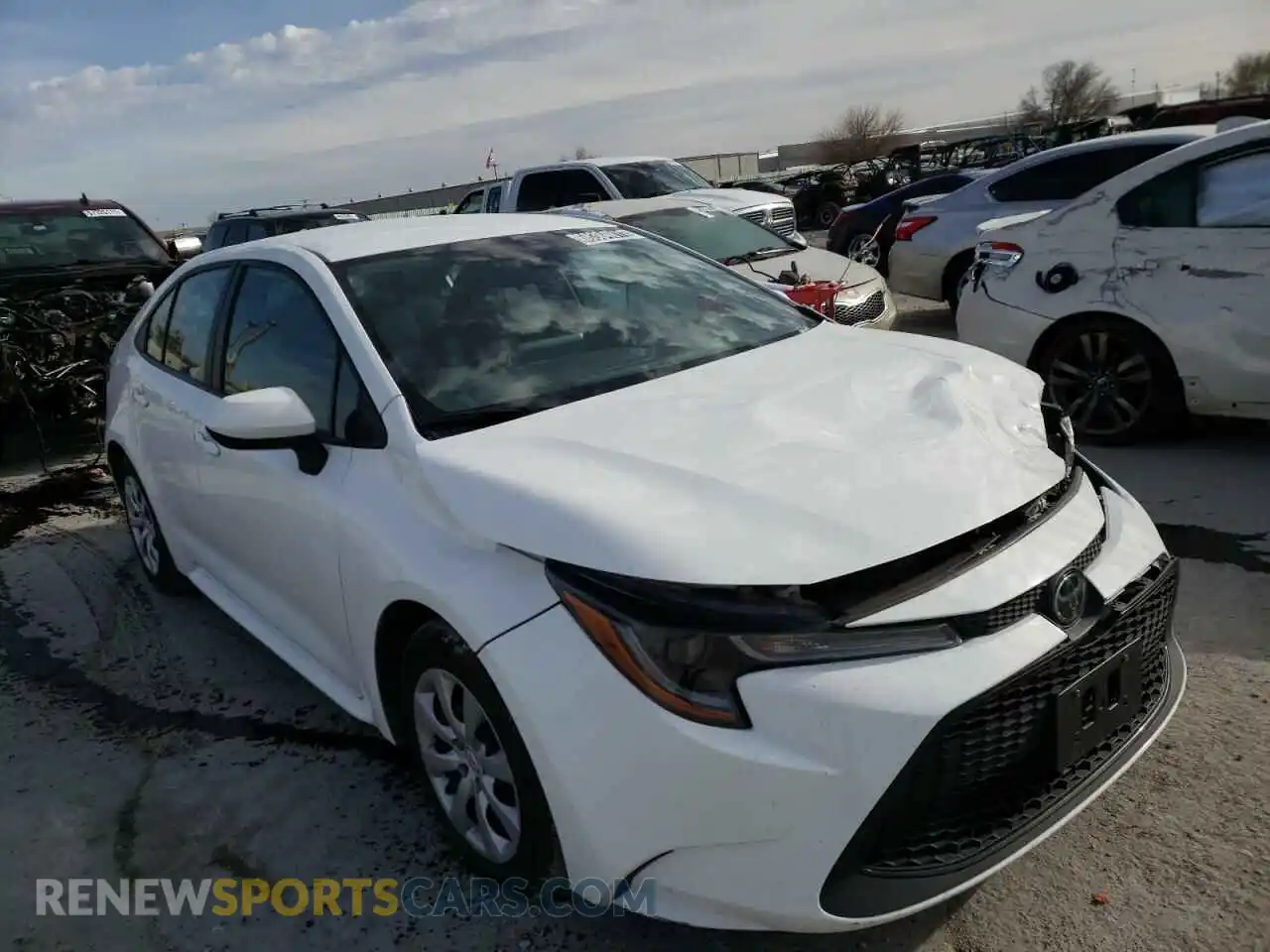 1 Photograph of a damaged car 5YFEPRAEXLP036210 TOYOTA COROLLA 2020