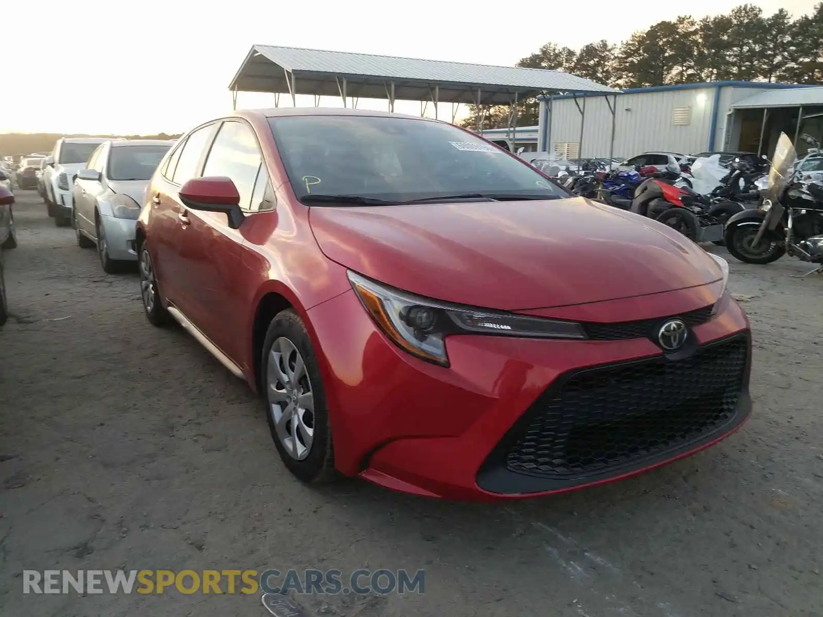 1 Photograph of a damaged car 5YFEPRAEXLP046199 TOYOTA COROLLA 2020