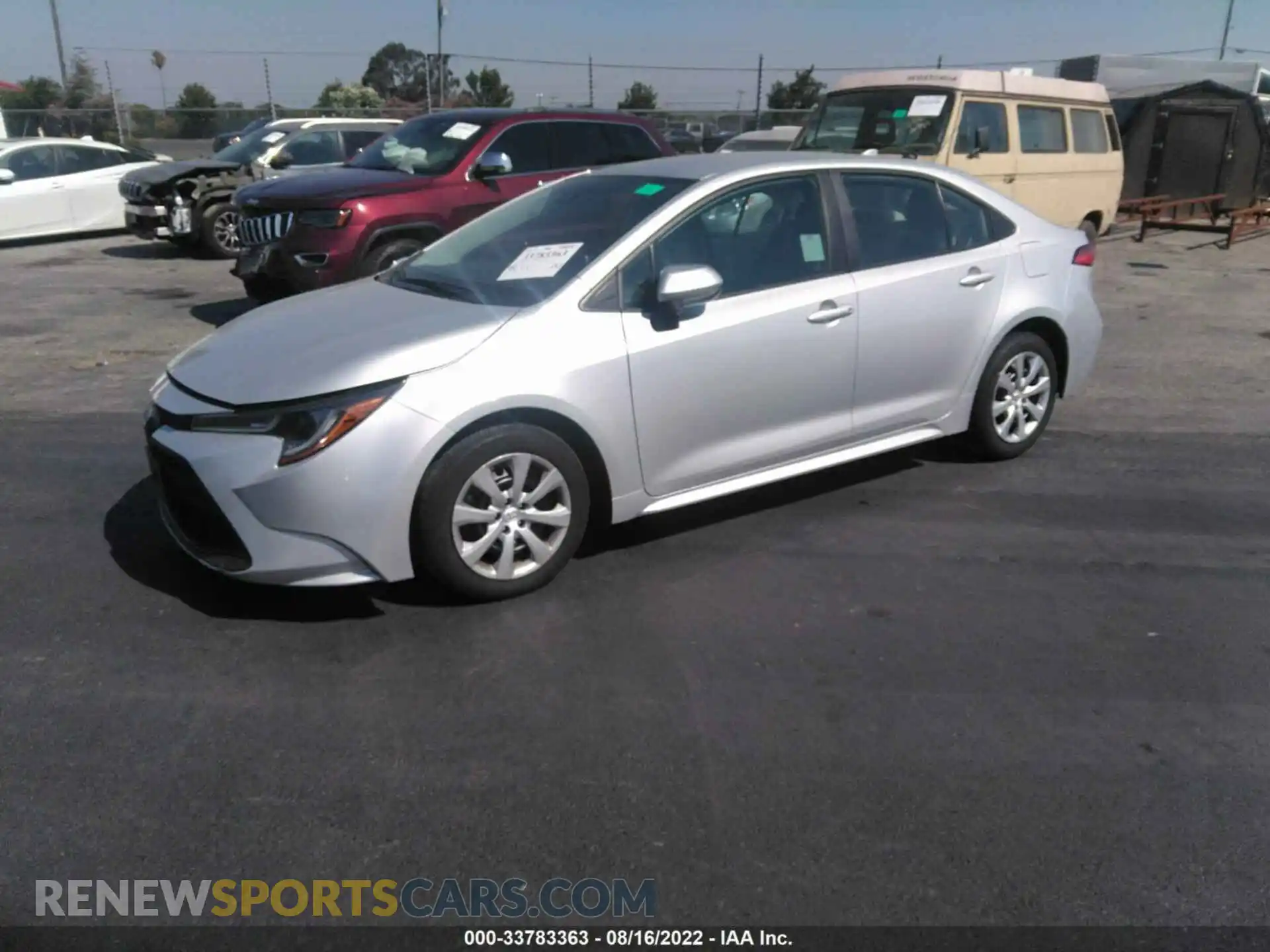 2 Photograph of a damaged car 5YFEPRAEXLP046526 TOYOTA COROLLA 2020