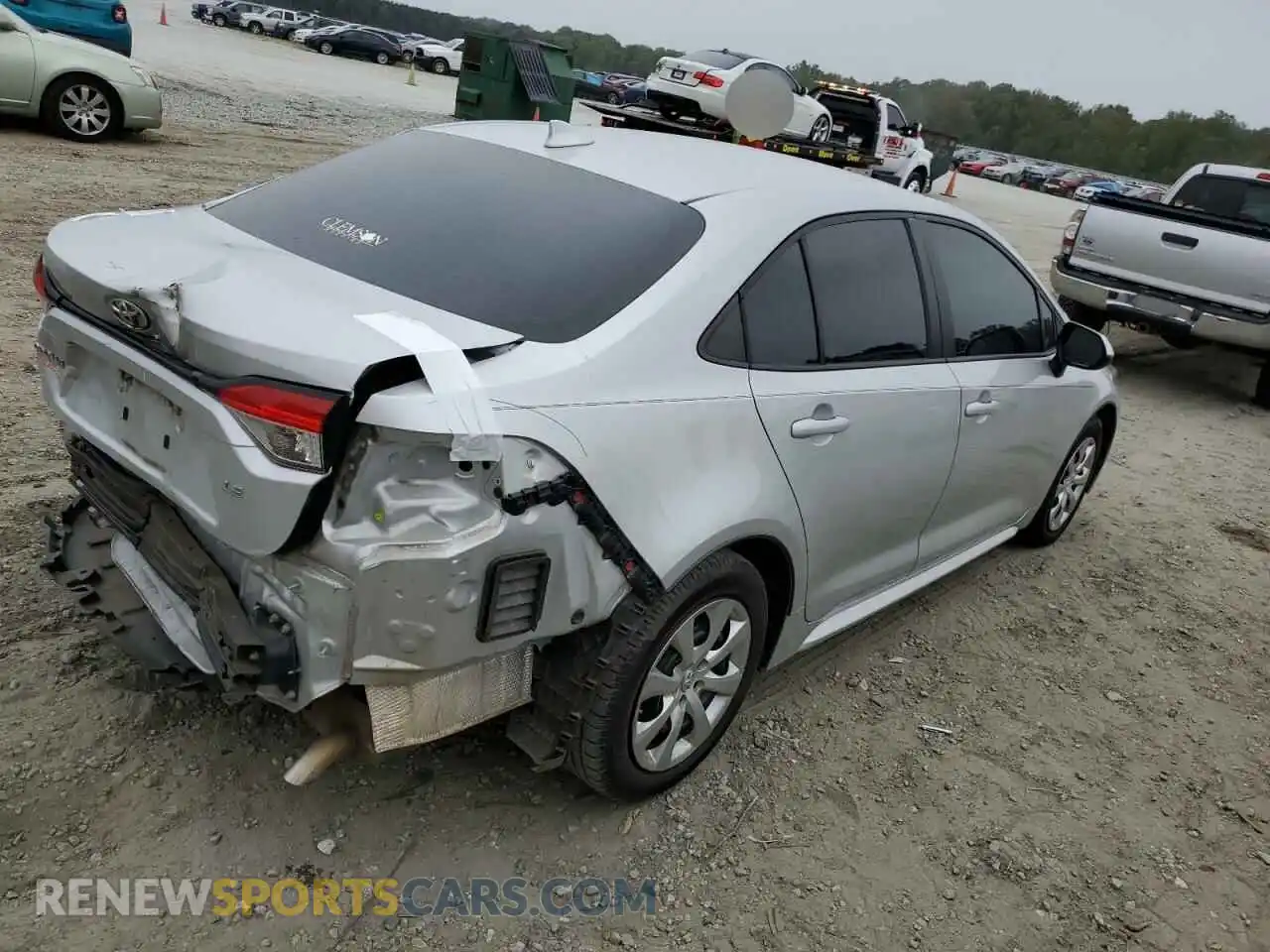 3 Photograph of a damaged car 5YFEPRAEXLP048065 TOYOTA COROLLA 2020