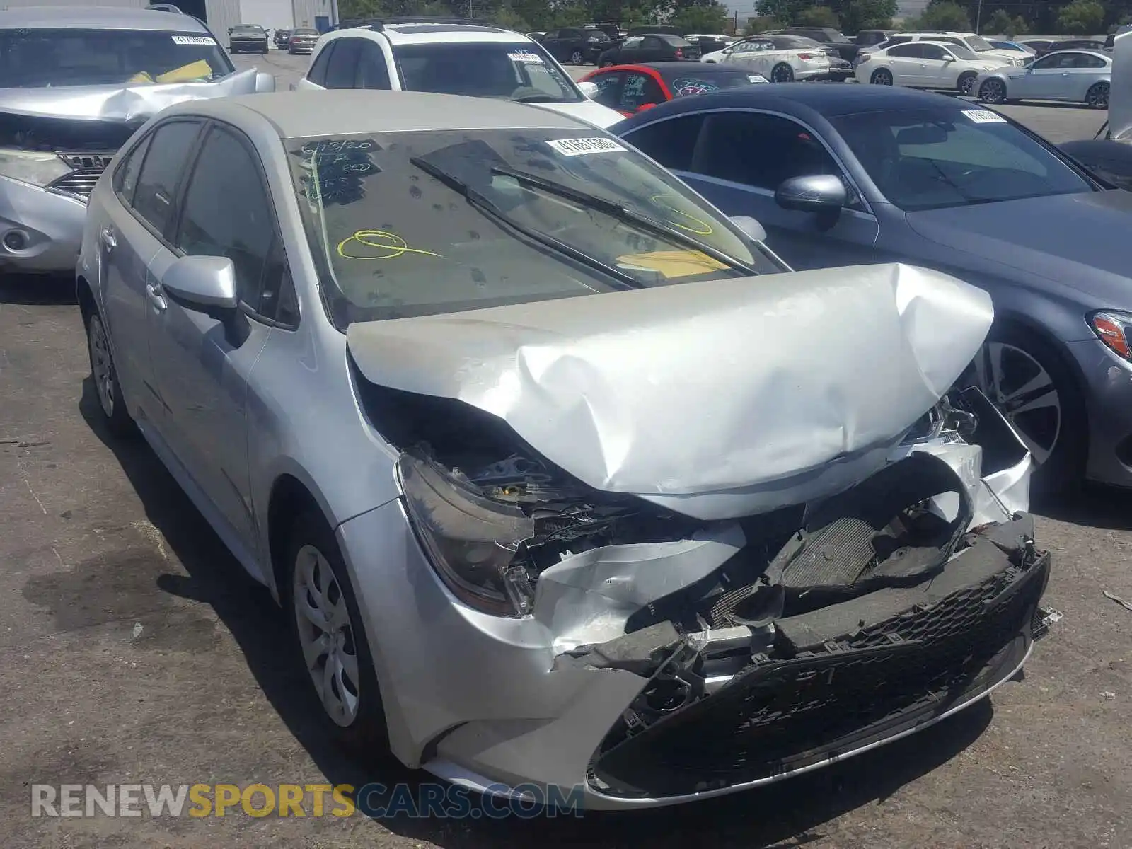 1 Photograph of a damaged car 5YFEPRAEXLP048941 TOYOTA COROLLA 2020