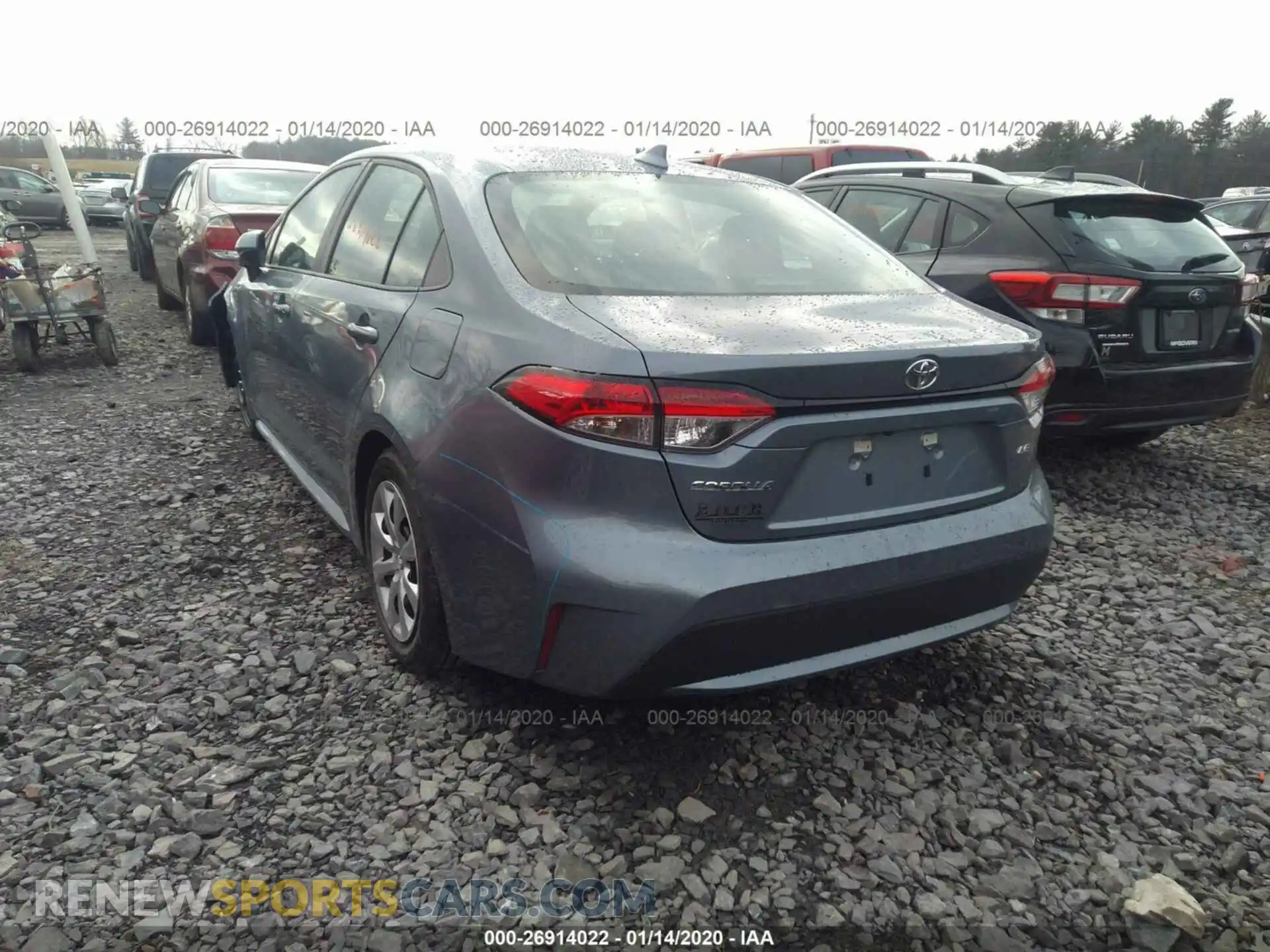 3 Photograph of a damaged car 5YFEPRAEXLP051807 TOYOTA COROLLA 2020