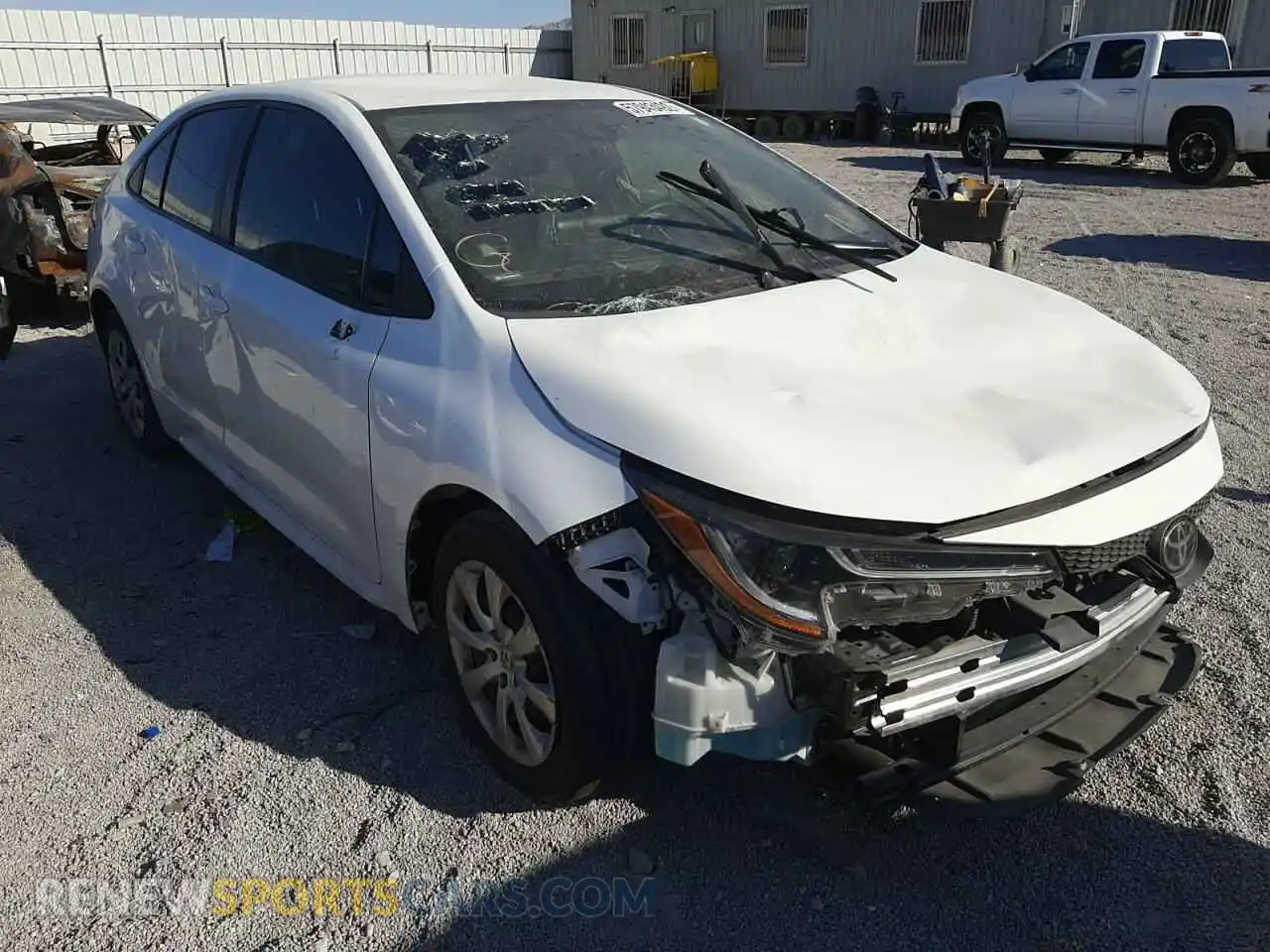 1 Photograph of a damaged car 5YFEPRAEXLP055839 TOYOTA COROLLA 2020