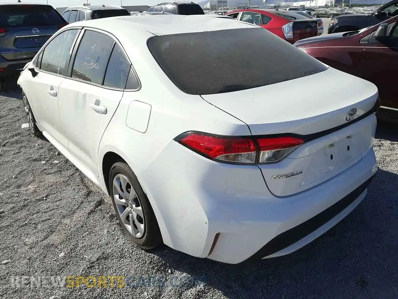 3 Photograph of a damaged car 5YFEPRAEXLP055839 TOYOTA COROLLA 2020