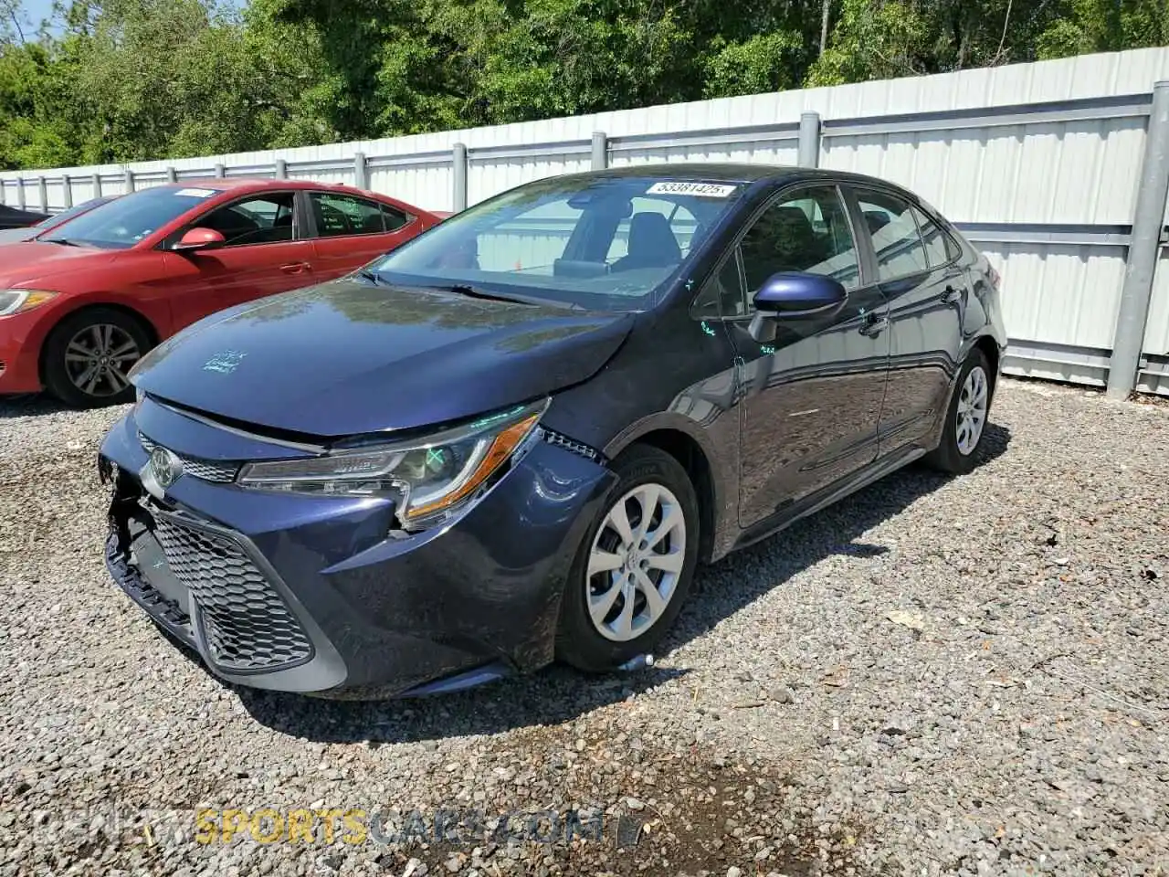 1 Photograph of a damaged car 5YFEPRAEXLP056005 TOYOTA COROLLA 2020