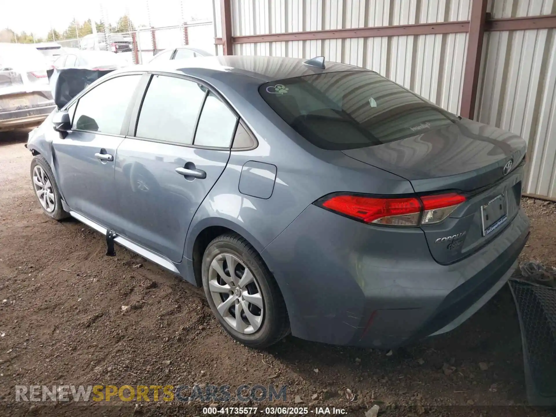 3 fotografías del automóvil dañado 5YFEPRAEXLP062497 TOYOTA COROLLA 2020