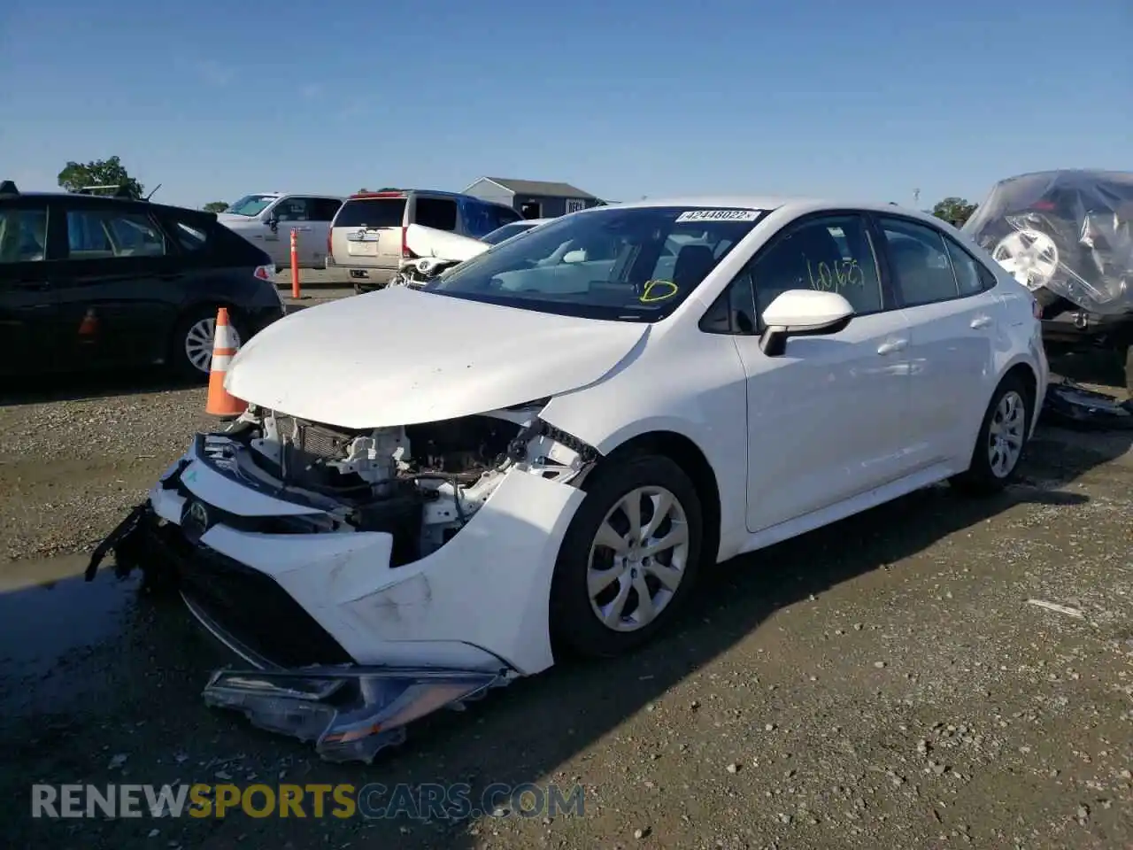 2 Photograph of a damaged car 5YFEPRAEXLP064623 TOYOTA COROLLA 2020