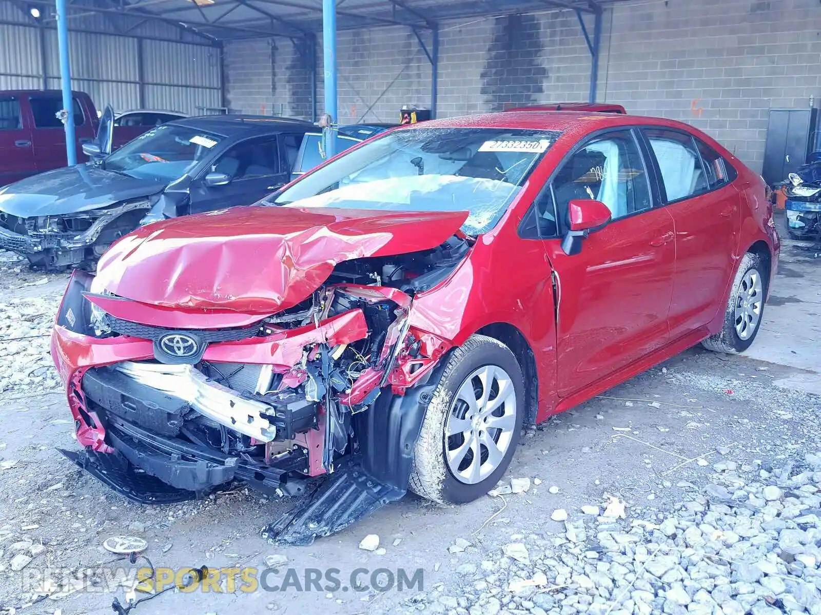 2 Photograph of a damaged car 5YFEPRAEXLP064816 TOYOTA COROLLA 2020