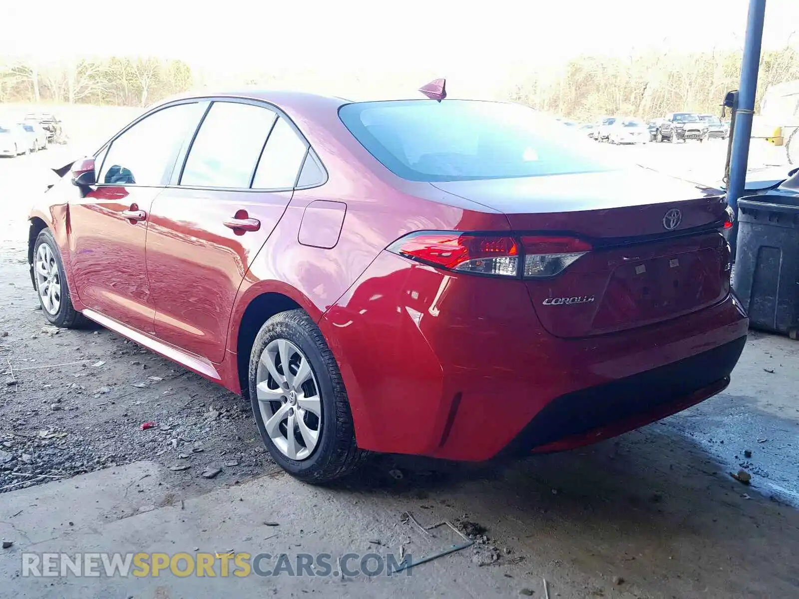 3 Photograph of a damaged car 5YFEPRAEXLP064816 TOYOTA COROLLA 2020