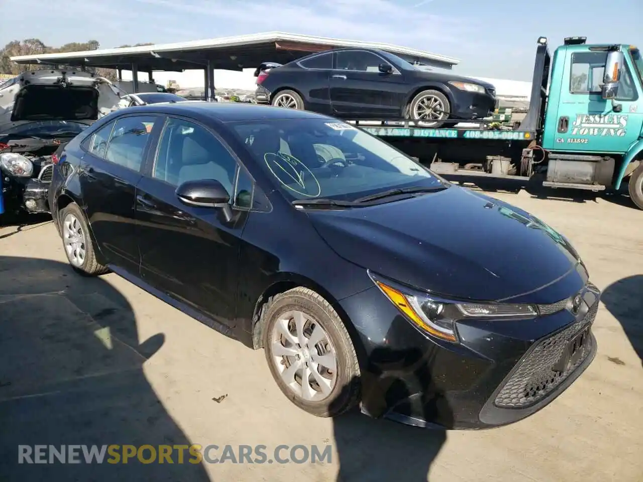 1 Photograph of a damaged car 5YFEPRAEXLP065271 TOYOTA COROLLA 2020