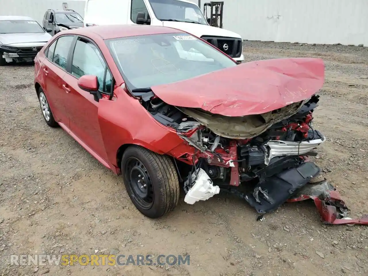 1 fotografías del automóvil dañado 5YFEPRAEXLP065853 TOYOTA COROLLA 2020