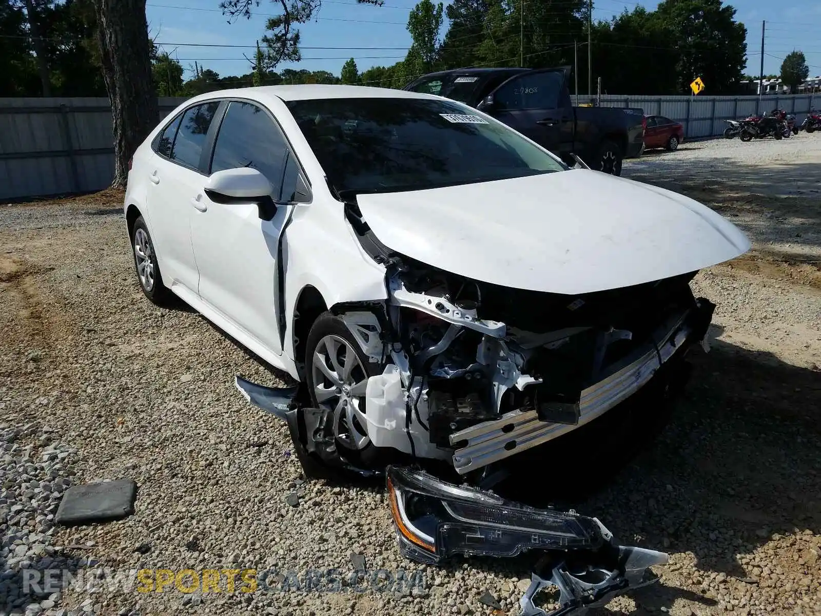 1 Photograph of a damaged car 5YFEPRAEXLP066159 TOYOTA COROLLA 2020