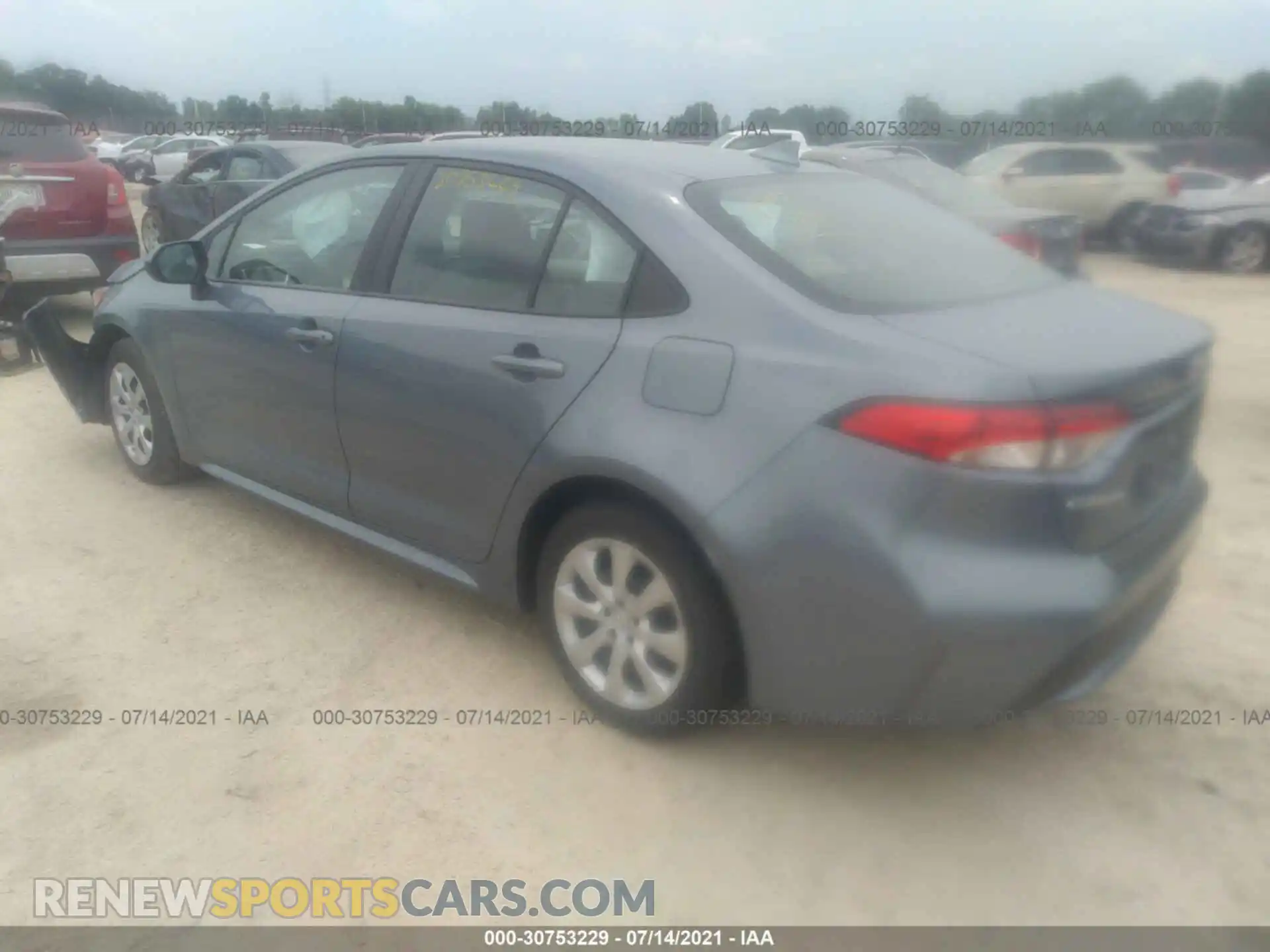 3 Photograph of a damaged car 5YFEPRAEXLP068400 TOYOTA COROLLA 2020