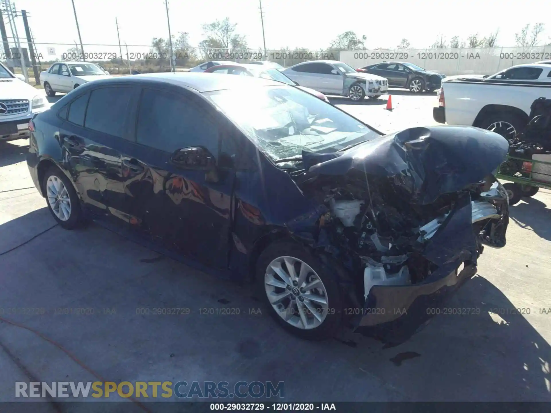 1 Photograph of a damaged car 5YFEPRAEXLP069613 TOYOTA COROLLA 2020