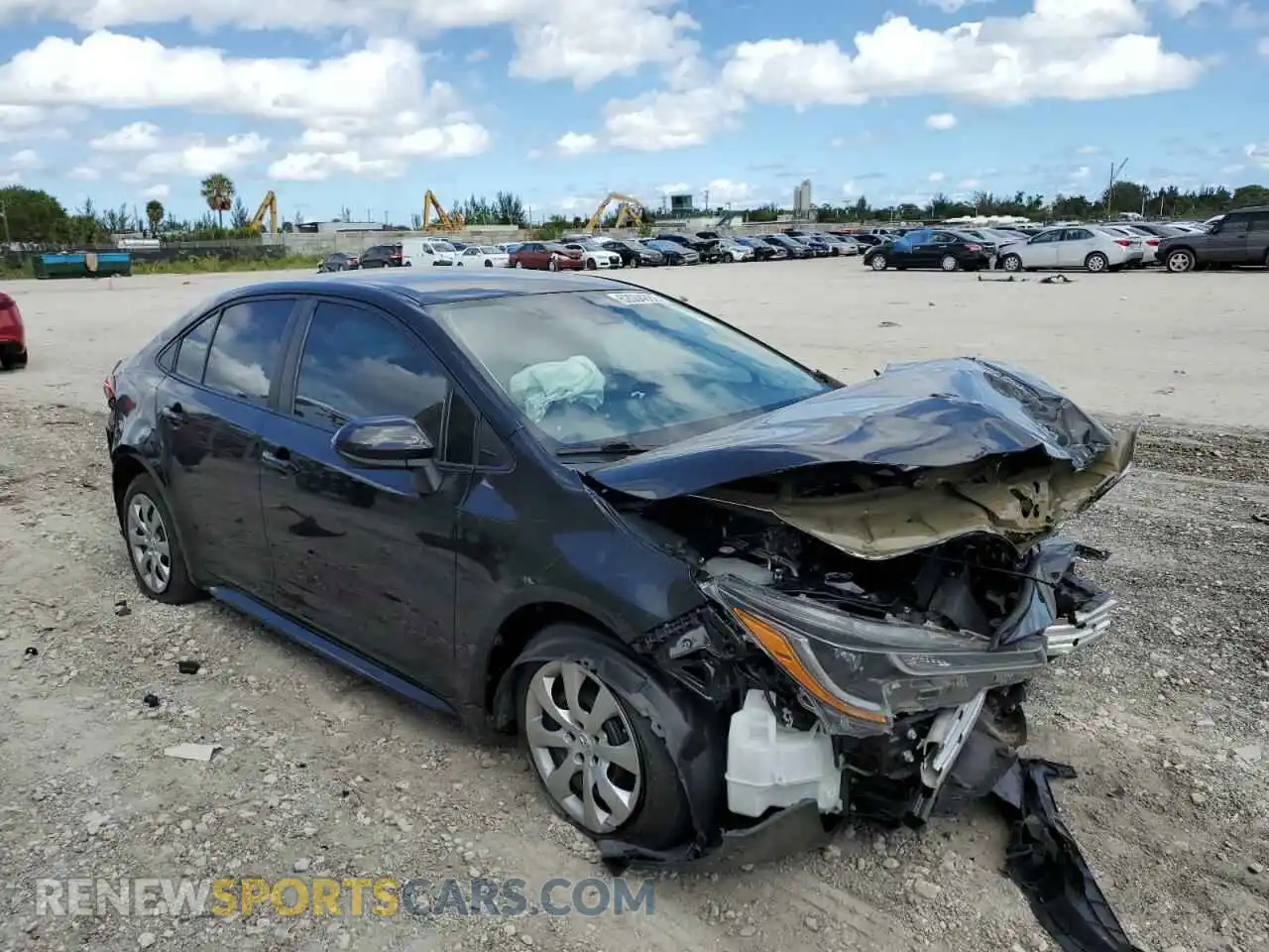 1 Photograph of a damaged car 5YFEPRAEXLP069739 TOYOTA COROLLA 2020