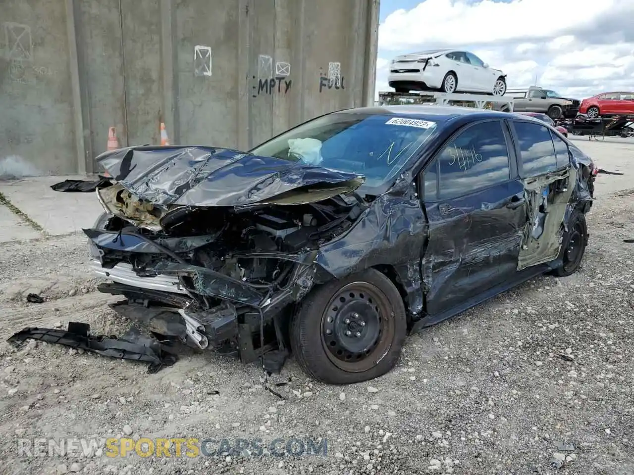 2 Photograph of a damaged car 5YFEPRAEXLP069739 TOYOTA COROLLA 2020