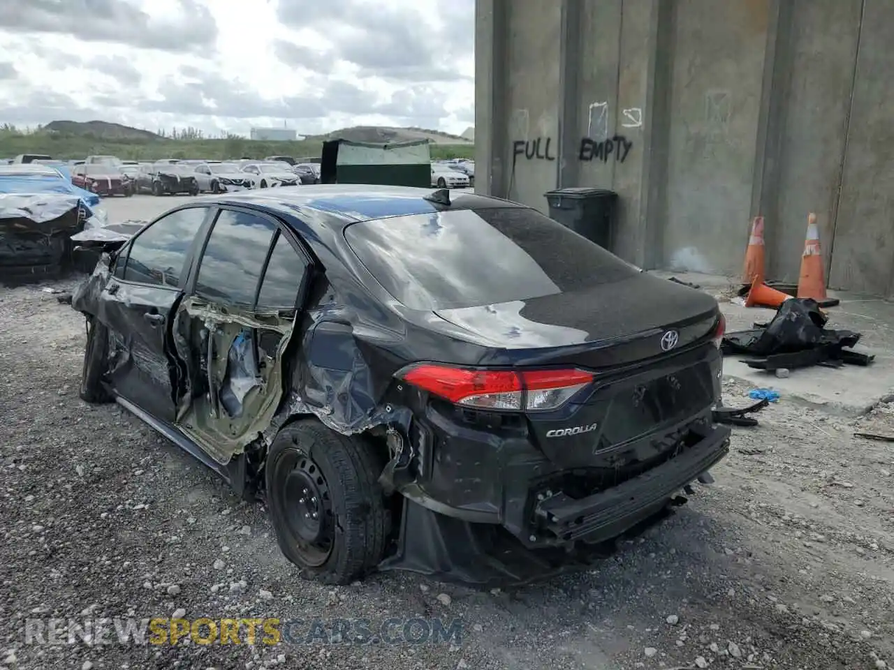 3 Photograph of a damaged car 5YFEPRAEXLP069739 TOYOTA COROLLA 2020
