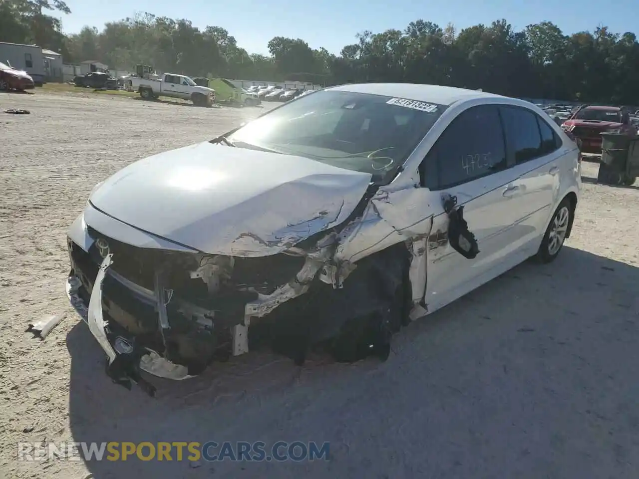 2 Photograph of a damaged car 5YFEPRAEXLP070910 TOYOTA COROLLA 2020