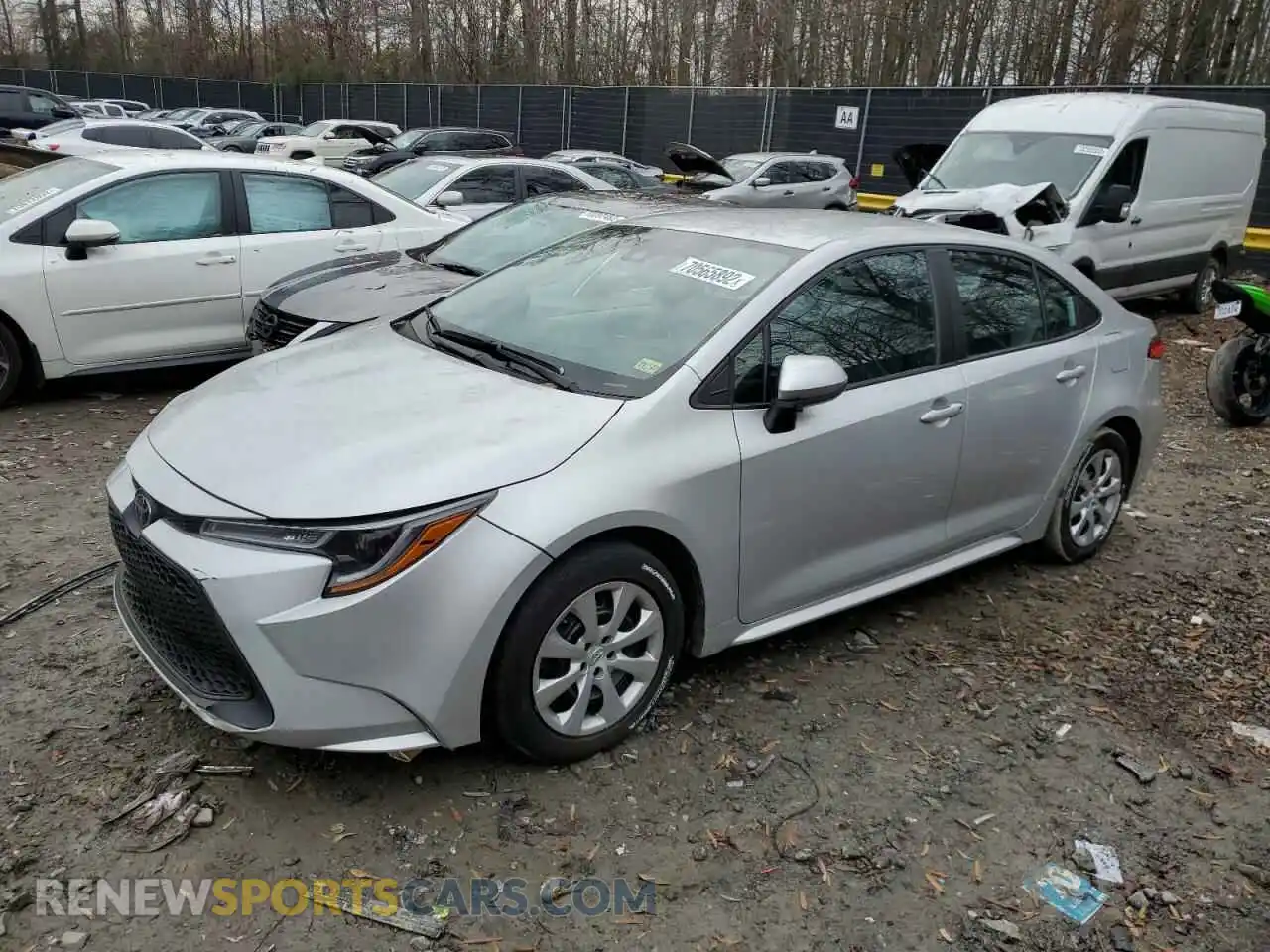 1 Photograph of a damaged car 5YFEPRAEXLP070972 TOYOTA COROLLA 2020