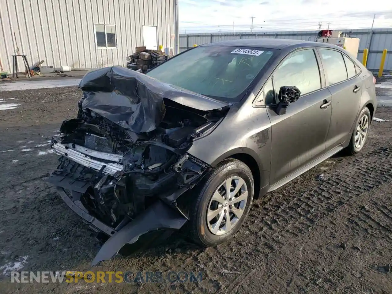 2 Photograph of a damaged car 5YFEPRAEXLP072561 TOYOTA COROLLA 2020
