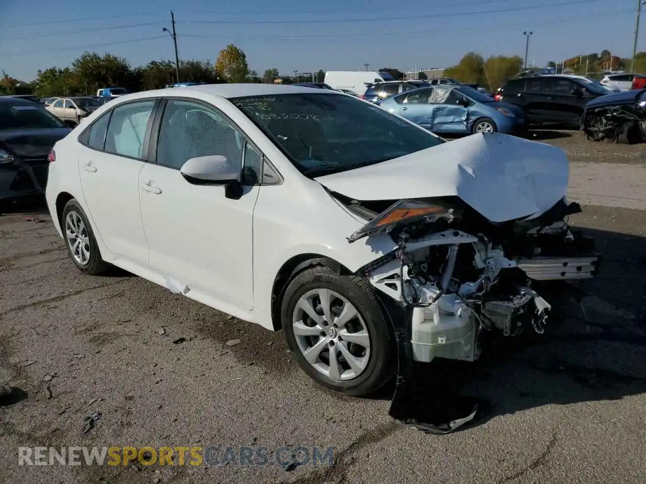 1 fotografías del automóvil dañado 5YFEPRAEXLP082278 TOYOTA COROLLA 2020