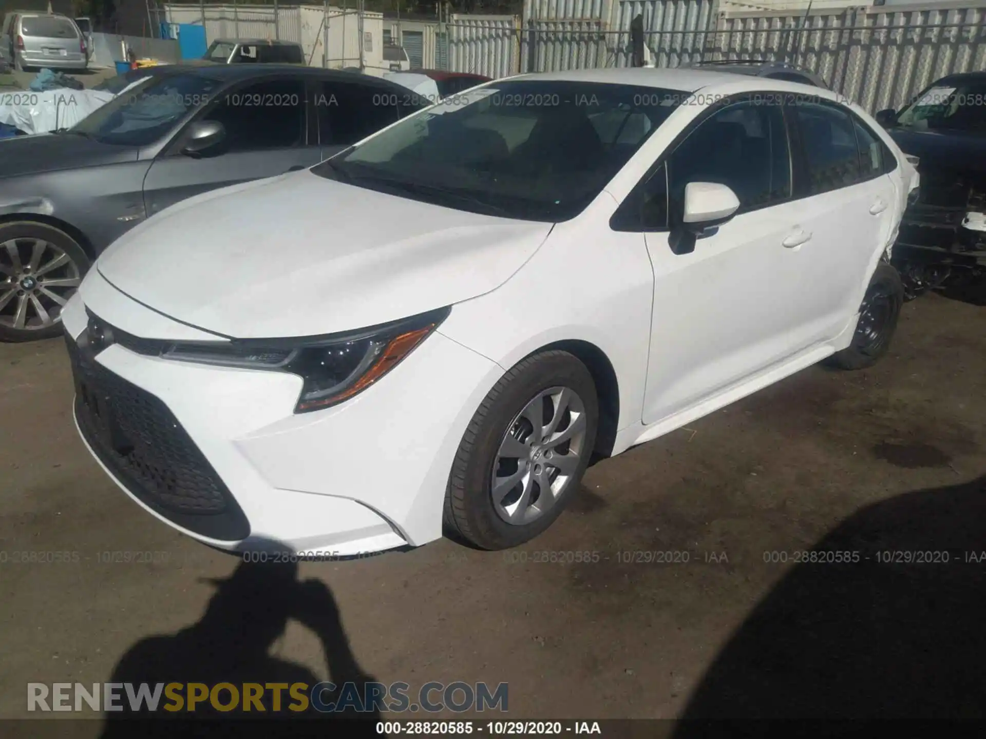 2 Photograph of a damaged car 5YFEPRAEXLP083298 TOYOTA COROLLA 2020