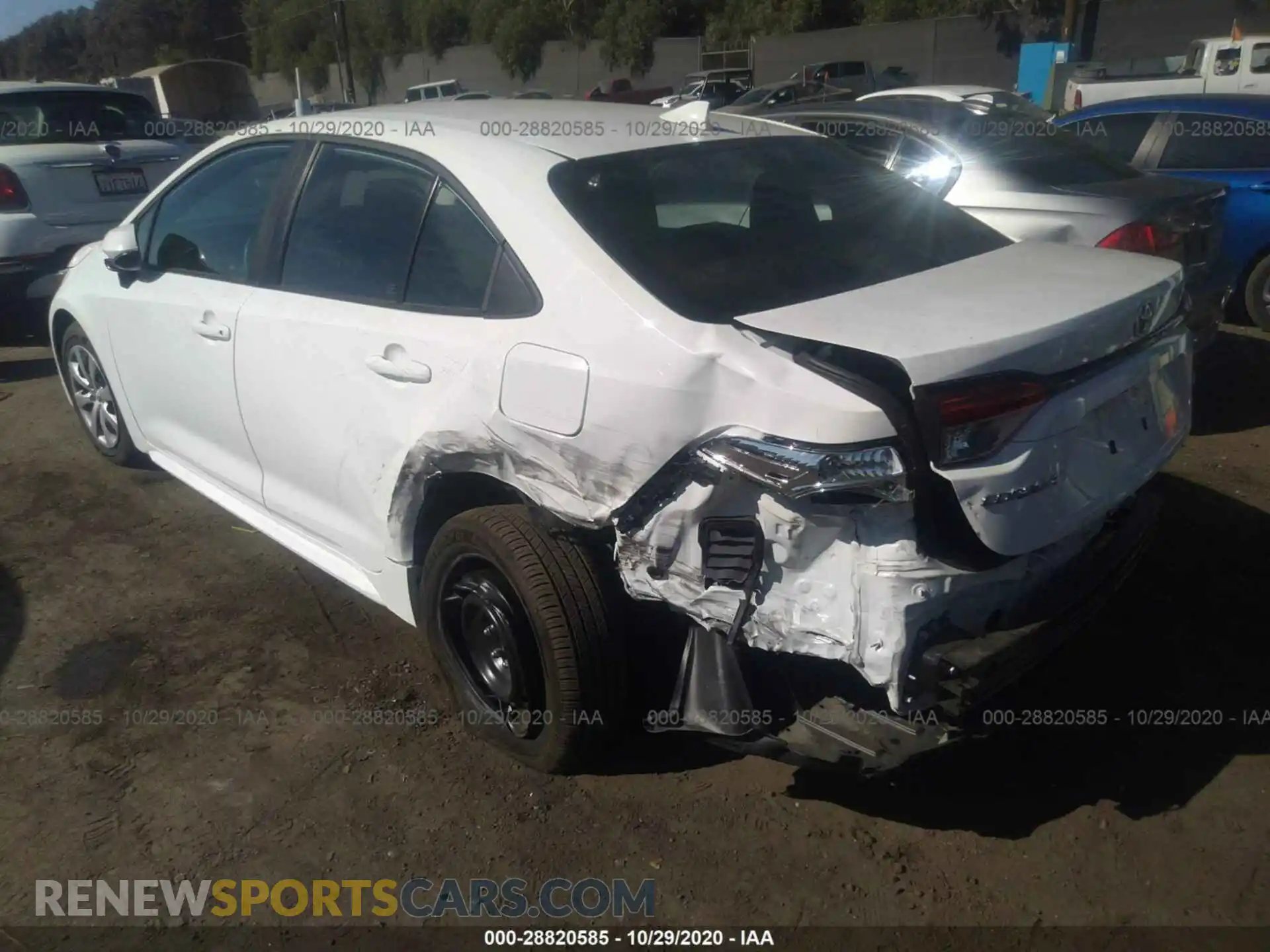 3 Photograph of a damaged car 5YFEPRAEXLP083298 TOYOTA COROLLA 2020