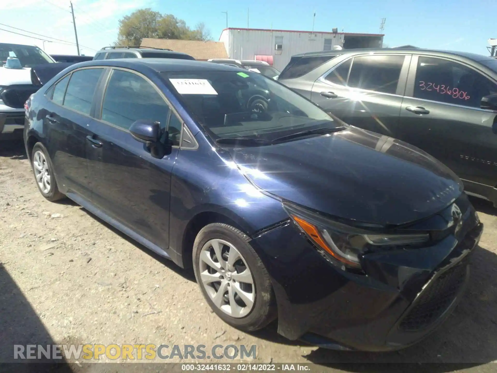 1 Photograph of a damaged car 5YFEPRAEXLP083575 TOYOTA COROLLA 2020