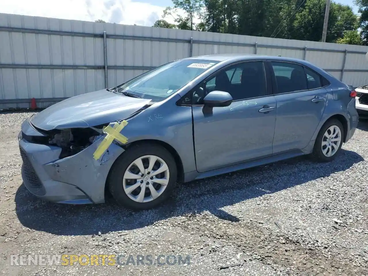 1 Photograph of a damaged car 5YFEPRAEXLP085200 TOYOTA COROLLA 2020