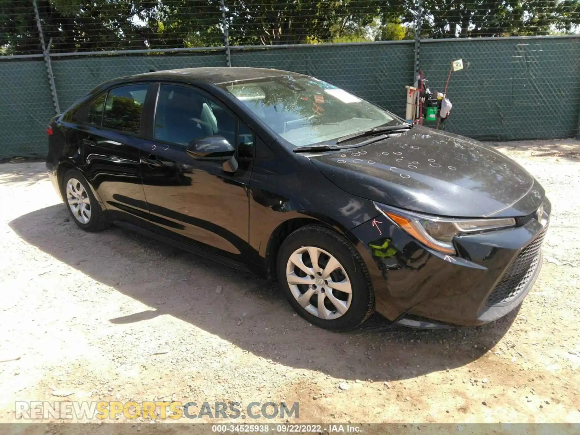1 Photograph of a damaged car 5YFEPRAEXLP087075 TOYOTA COROLLA 2020