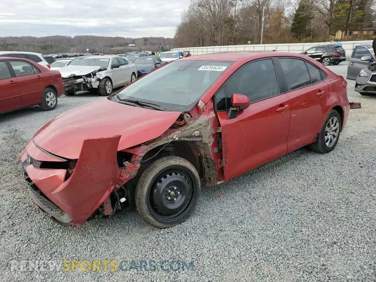 1 Фотография поврежденного автомобиля 5YFEPRAEXLP089151 TOYOTA COROLLA 2020