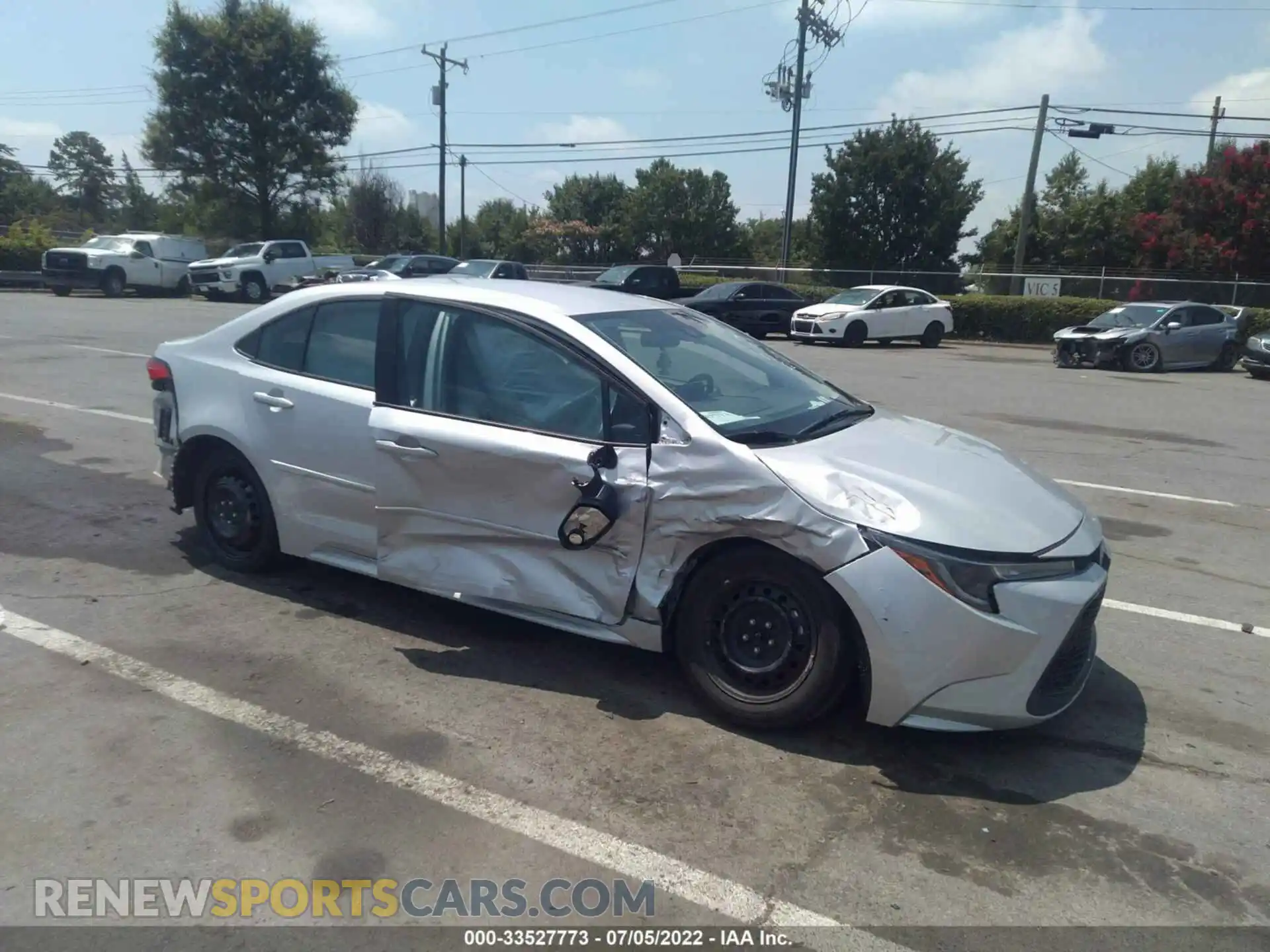1 fotografías del automóvil dañado 5YFEPRAEXLP089649 TOYOTA COROLLA 2020