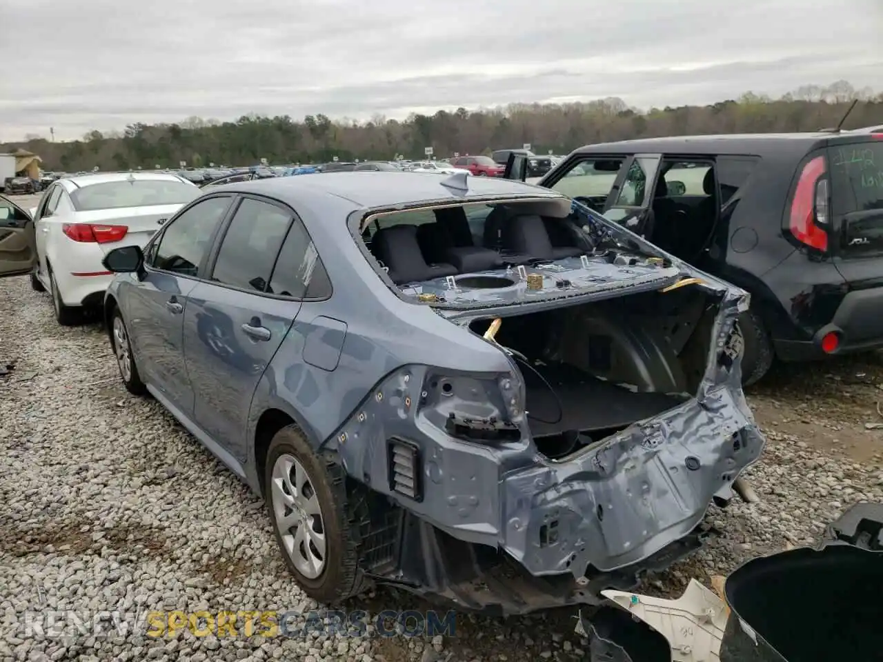 3 Photograph of a damaged car 5YFEPRAEXLP090283 TOYOTA COROLLA 2020