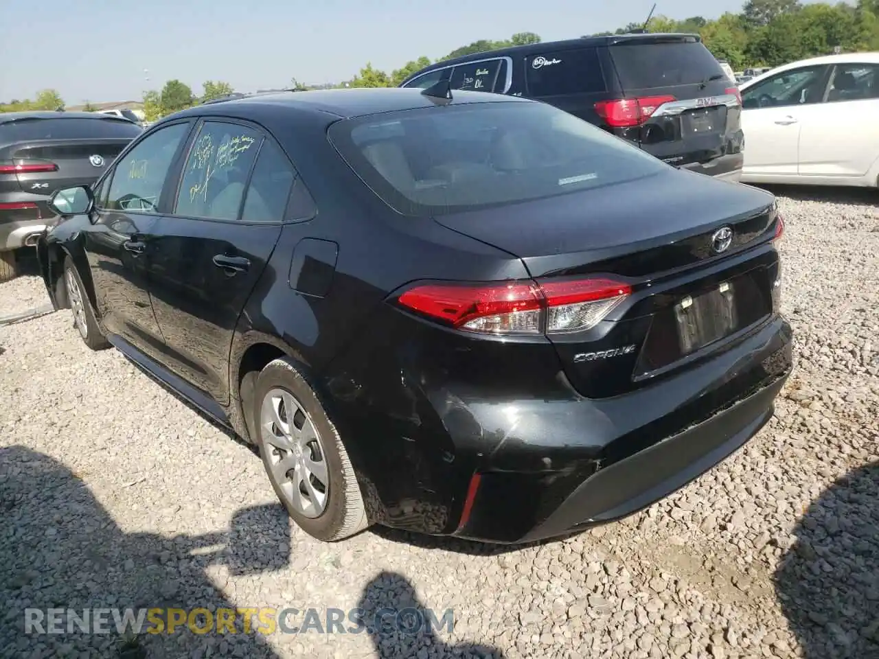 3 Photograph of a damaged car 5YFEPRAEXLP090512 TOYOTA COROLLA 2020