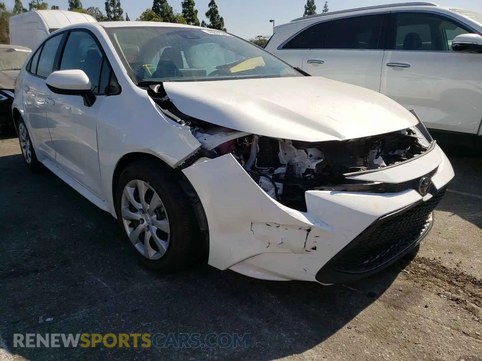 1 Photograph of a damaged car 5YFEPRAEXLP094138 TOYOTA COROLLA 2020