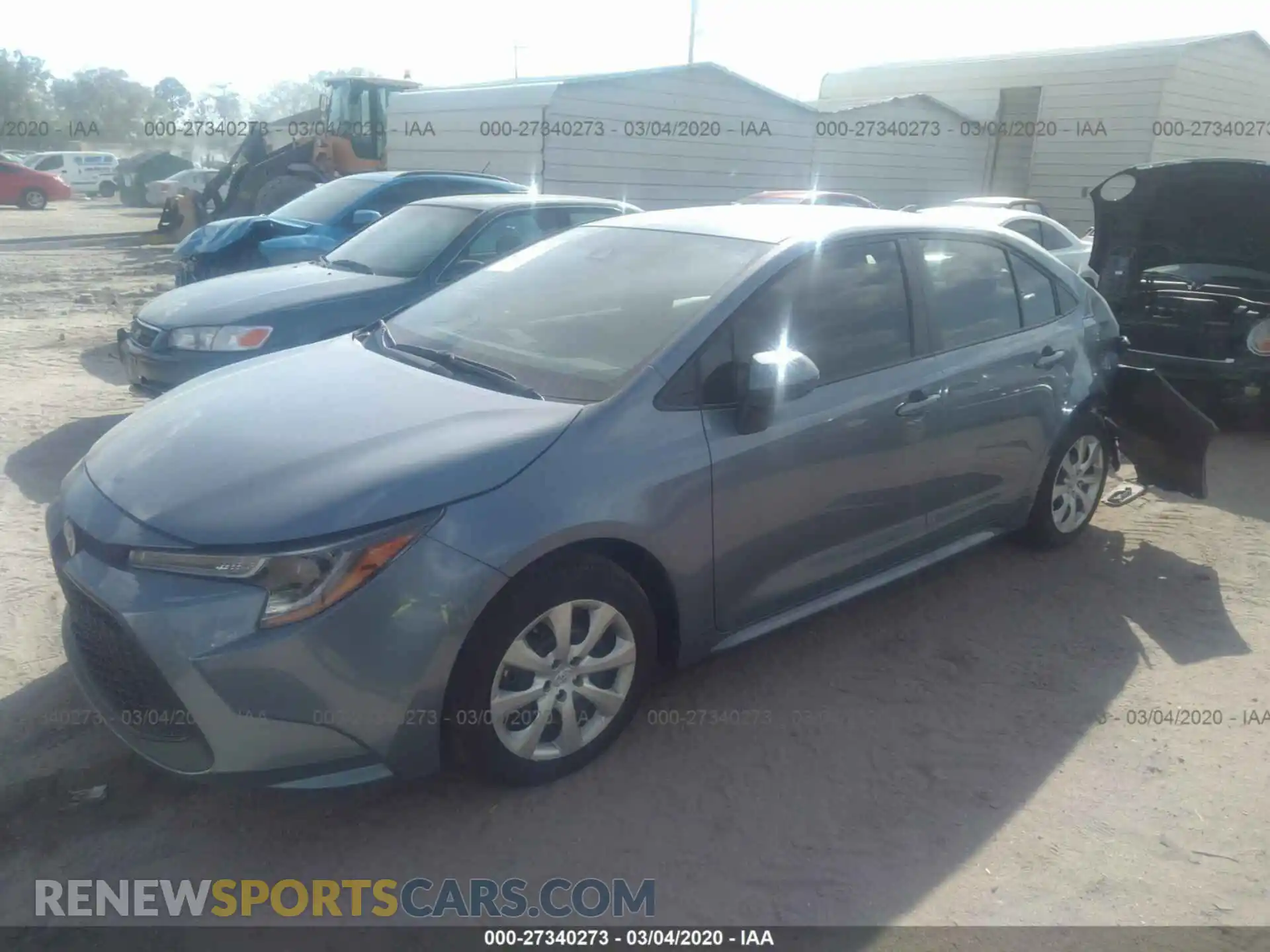 2 Photograph of a damaged car 5YFEPRAEXLP099775 TOYOTA COROLLA 2020