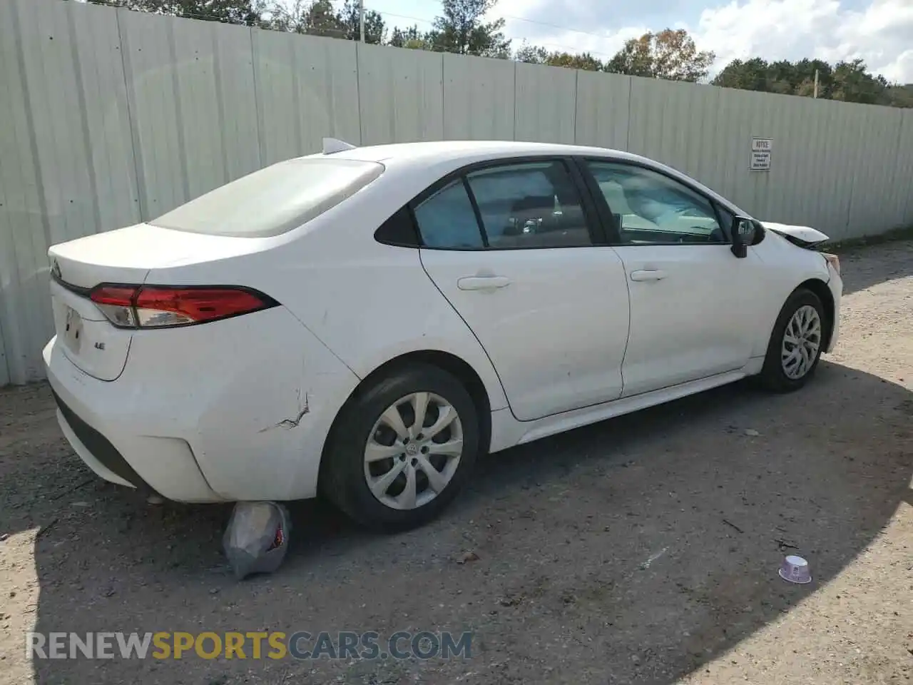 3 Photograph of a damaged car 5YFEPRAEXLP100049 TOYOTA COROLLA 2020