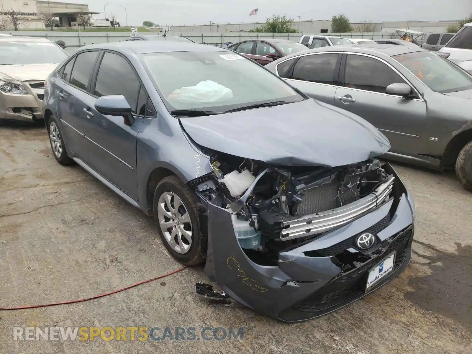 1 Photograph of a damaged car 5YFEPRAEXLP100276 TOYOTA COROLLA 2020