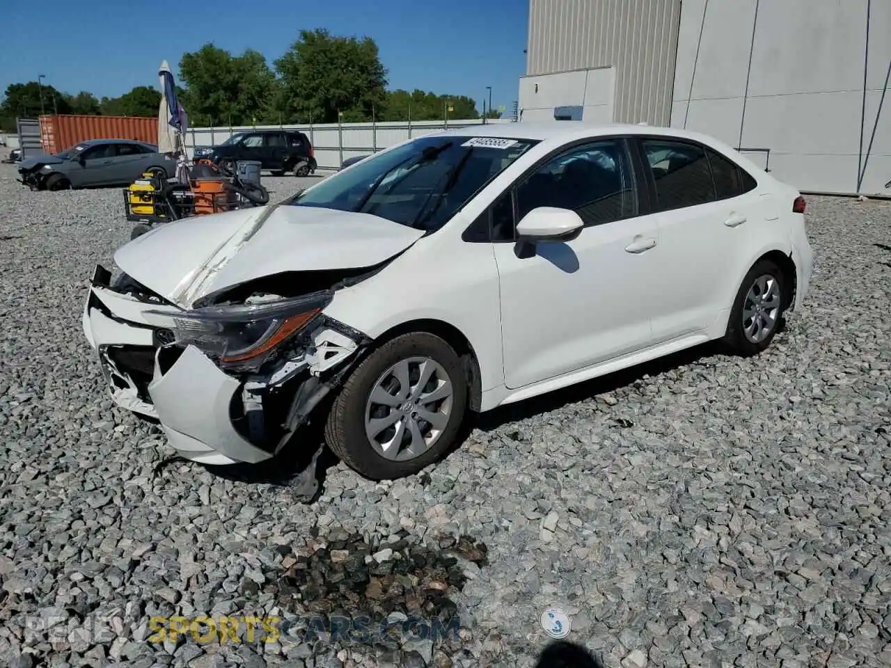 1 Photograph of a damaged car 5YFEPRAEXLP103467 TOYOTA COROLLA 2020