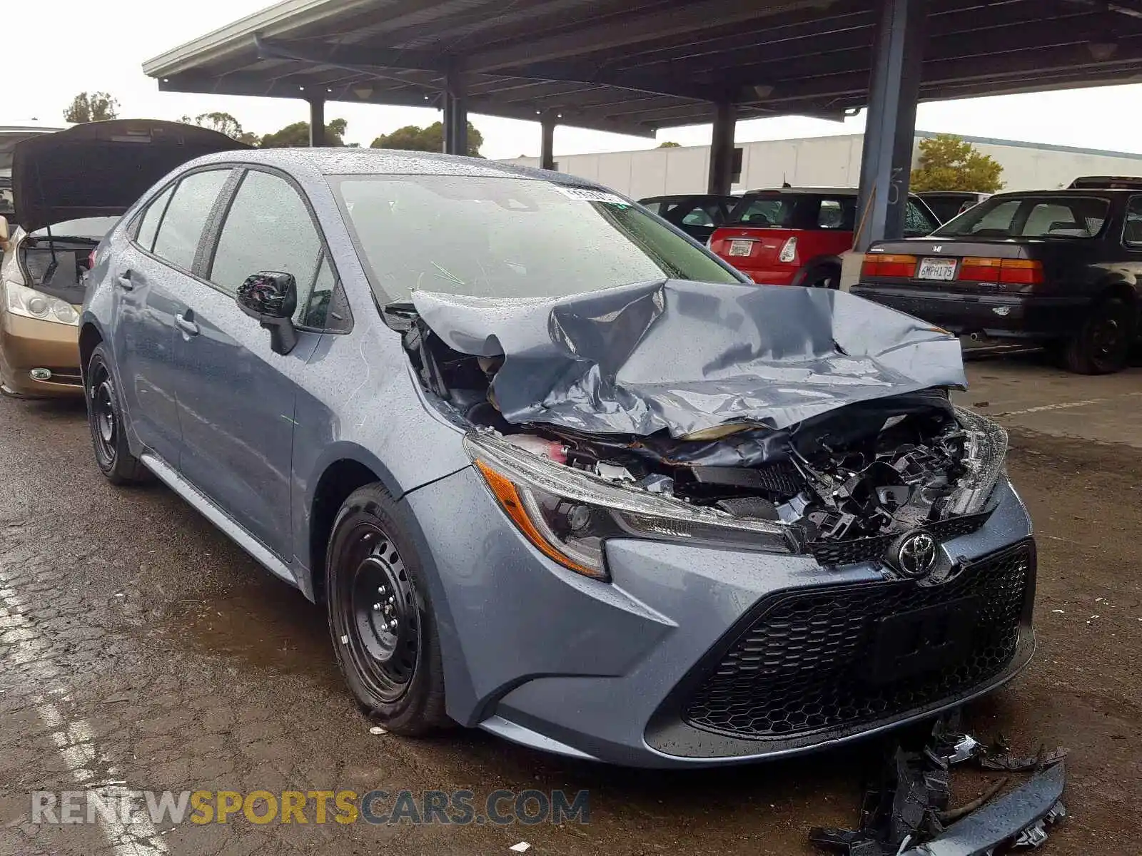 1 Photograph of a damaged car 5YFEPRAEXLP103887 TOYOTA COROLLA 2020