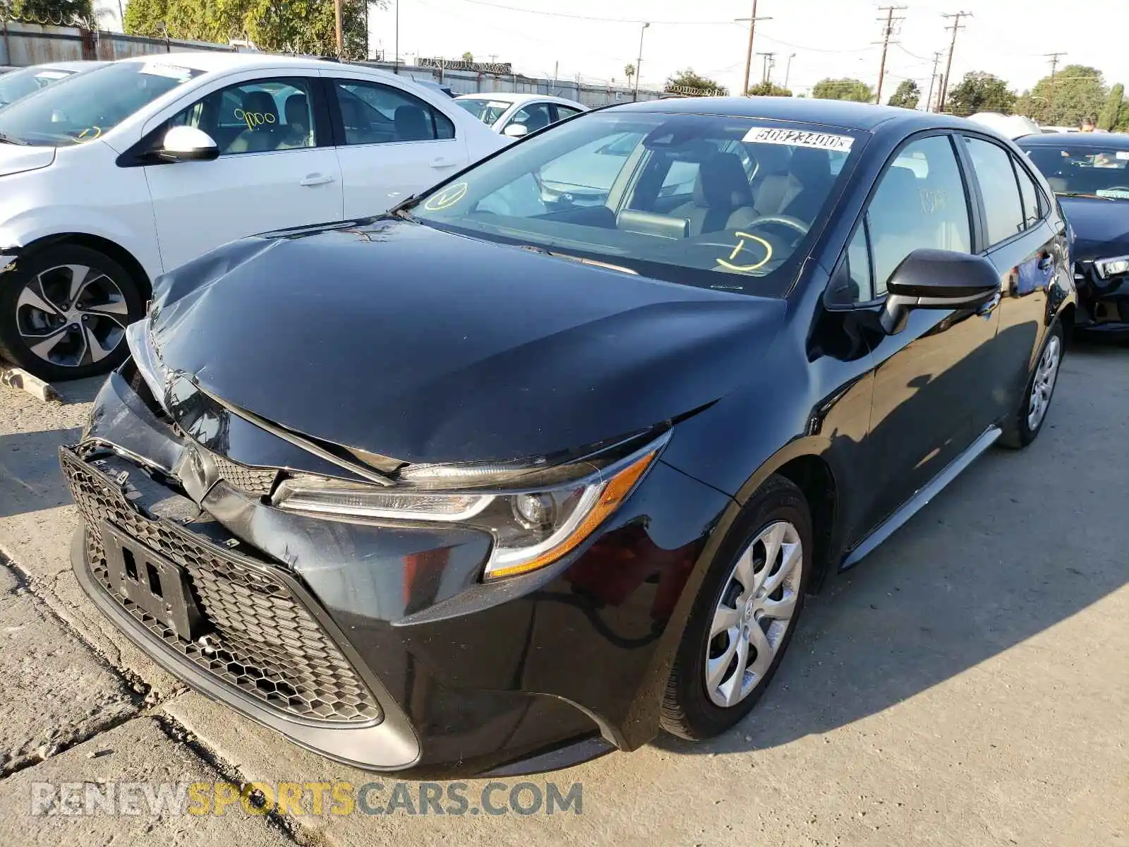 2 Photograph of a damaged car 5YFEPRAEXLP104392 TOYOTA COROLLA 2020