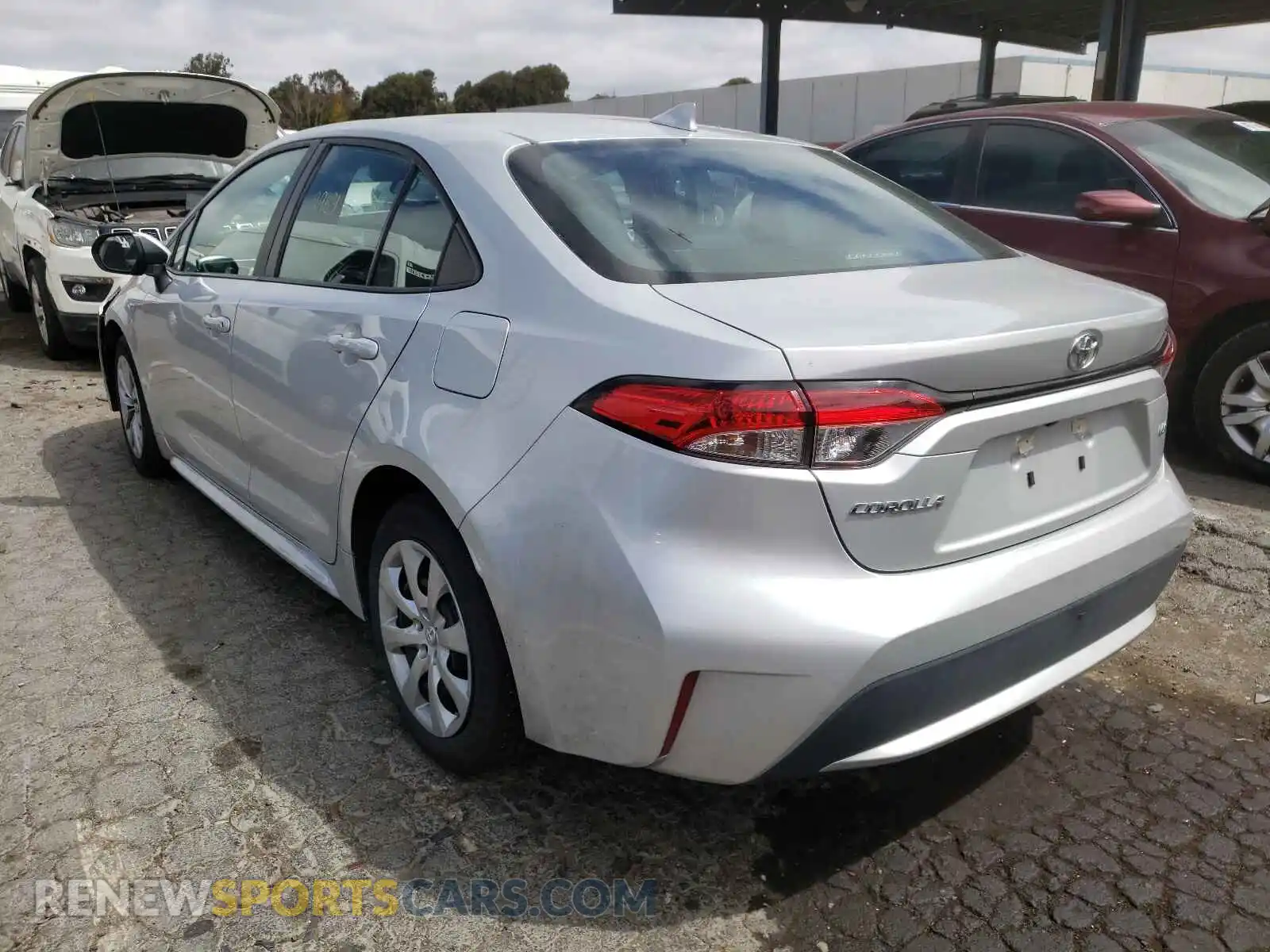 3 Photograph of a damaged car 5YFEPRAEXLP106305 TOYOTA COROLLA 2020