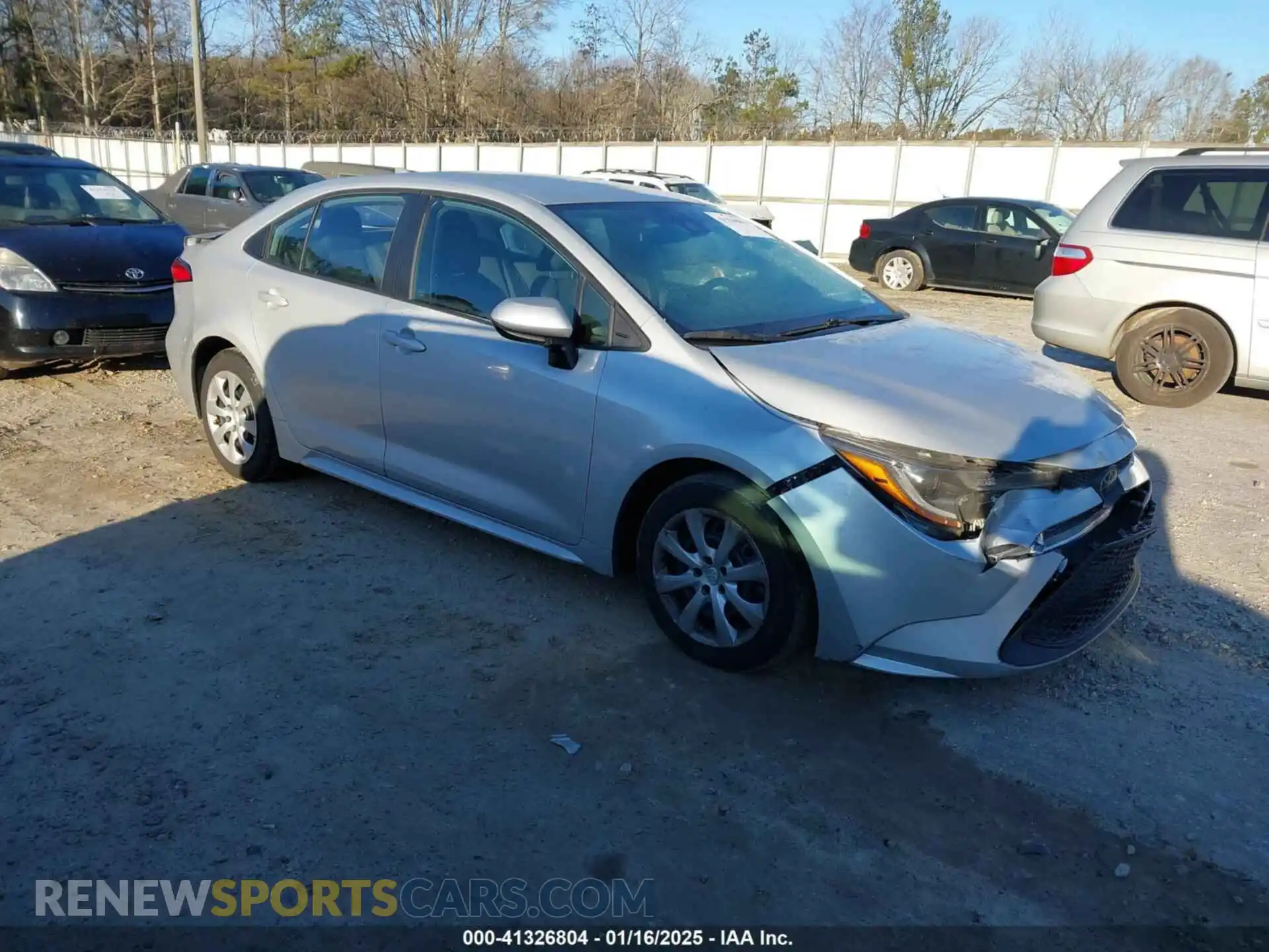 1 fotografías del automóvil dañado 5YFEPRAEXLP106384 TOYOTA COROLLA 2020