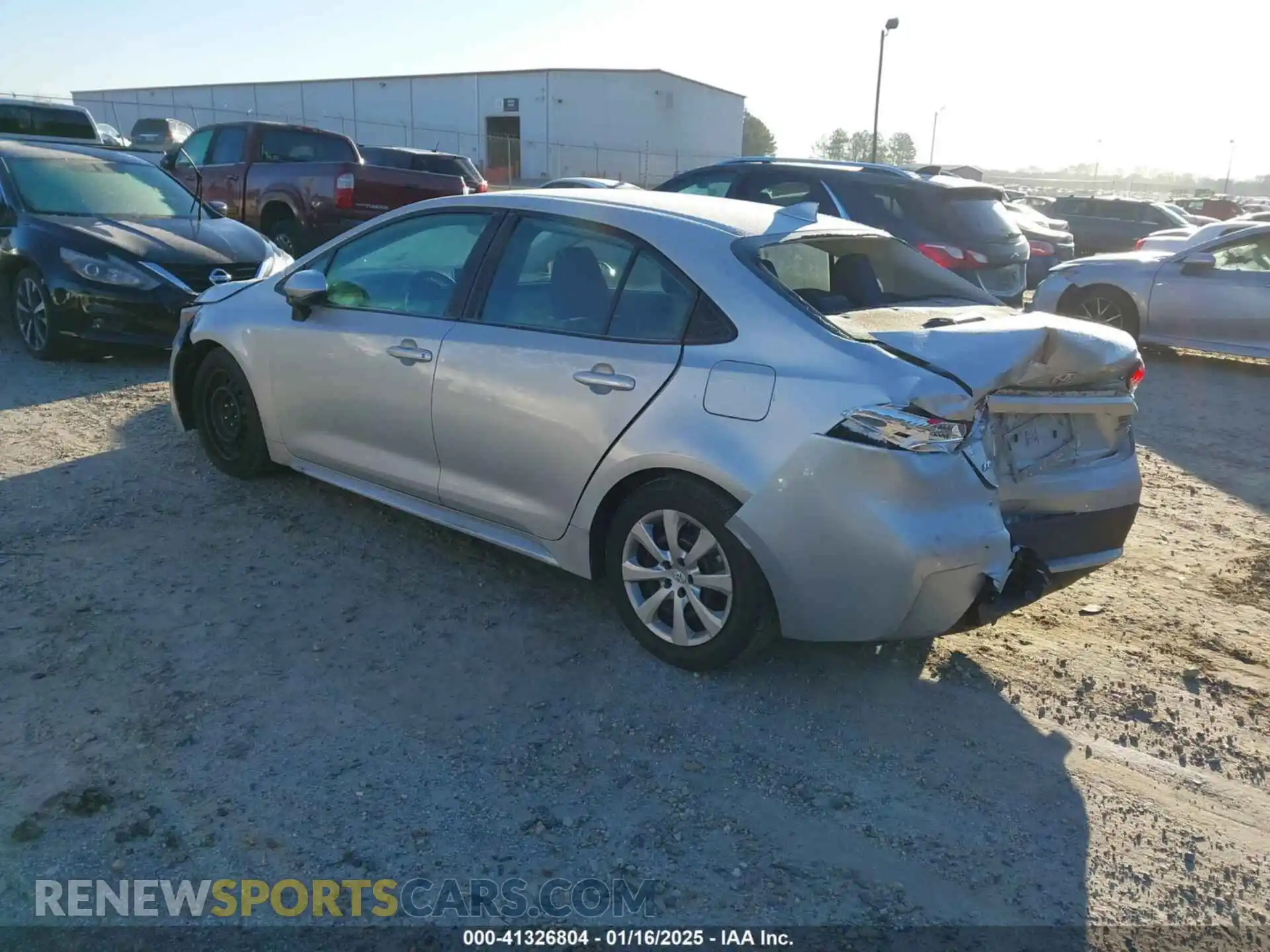 3 fotografías del automóvil dañado 5YFEPRAEXLP106384 TOYOTA COROLLA 2020