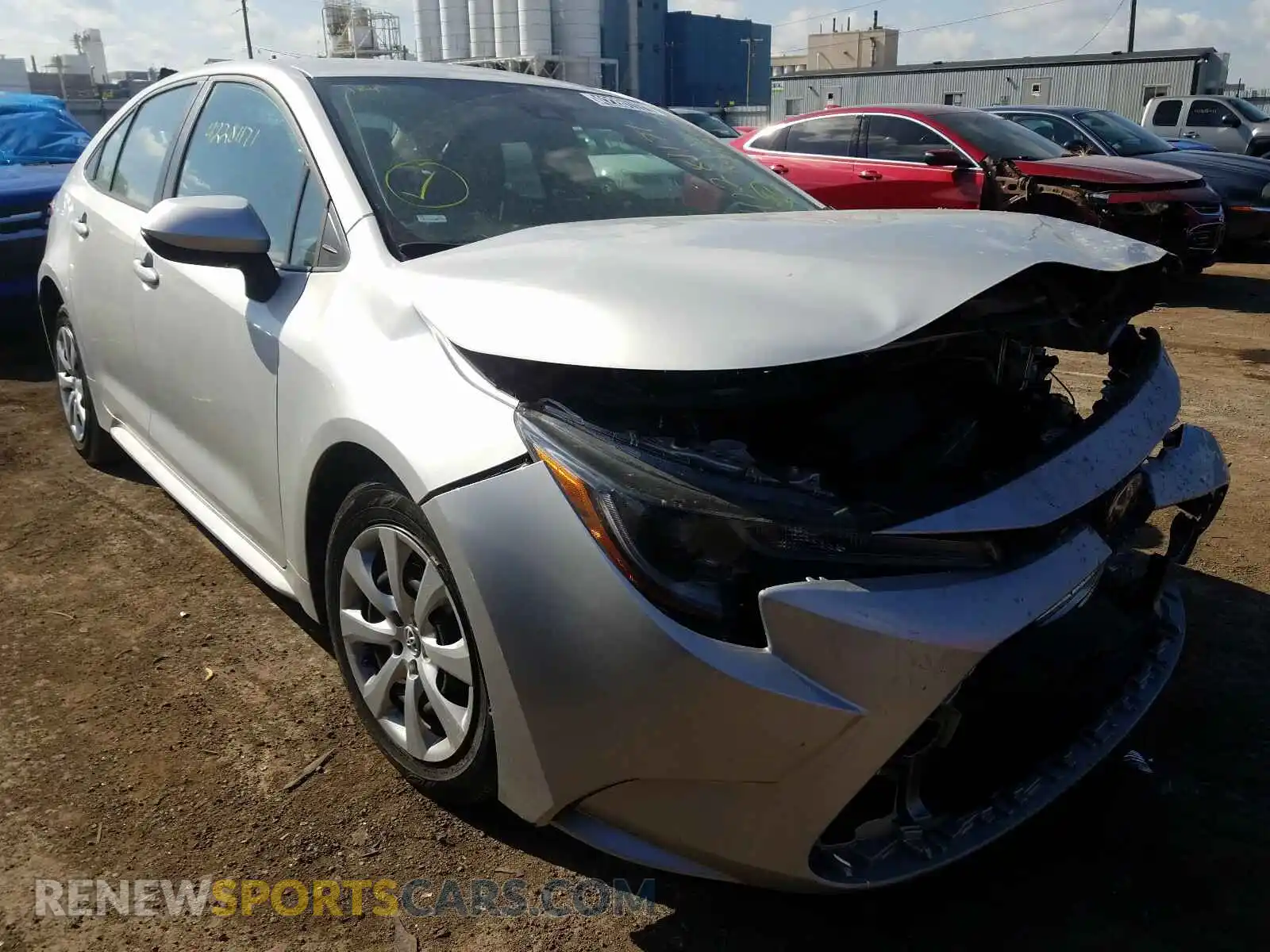 1 Photograph of a damaged car 5YFEPRAEXLP106420 TOYOTA COROLLA 2020