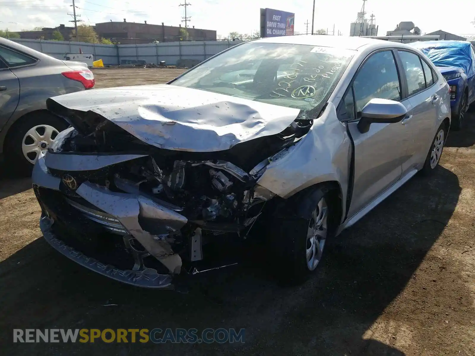 2 Photograph of a damaged car 5YFEPRAEXLP106420 TOYOTA COROLLA 2020